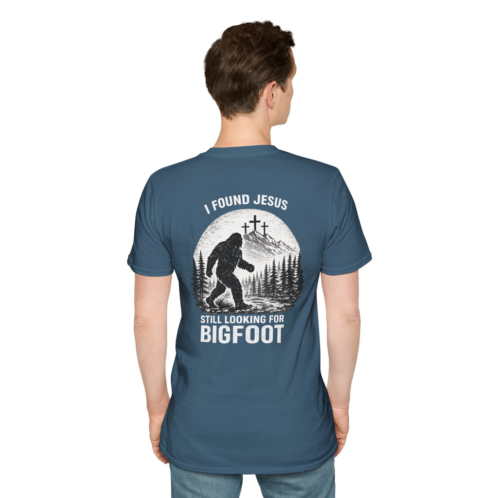 "Jesus and Bigfoot" (Design on Back/Logo on Front)