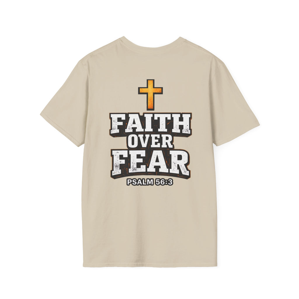 "Faith Over Fear" (Design on Back/Logo On Front)