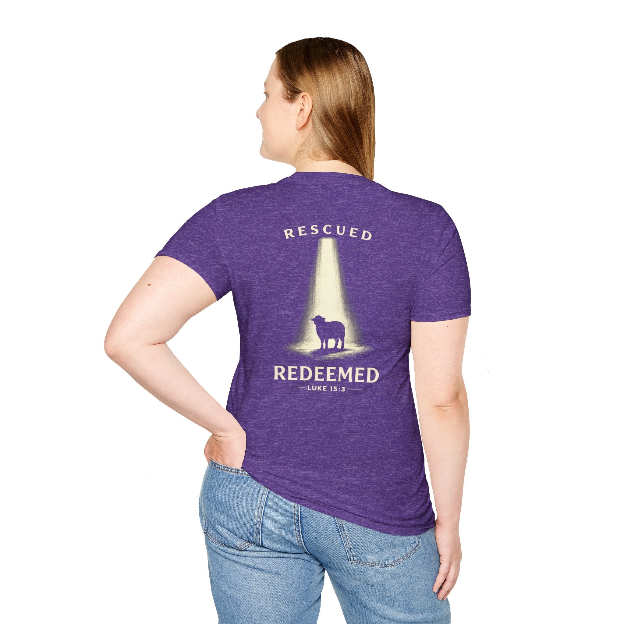 "Rescued and Redeemed" (Design on Back/Logo on Front)