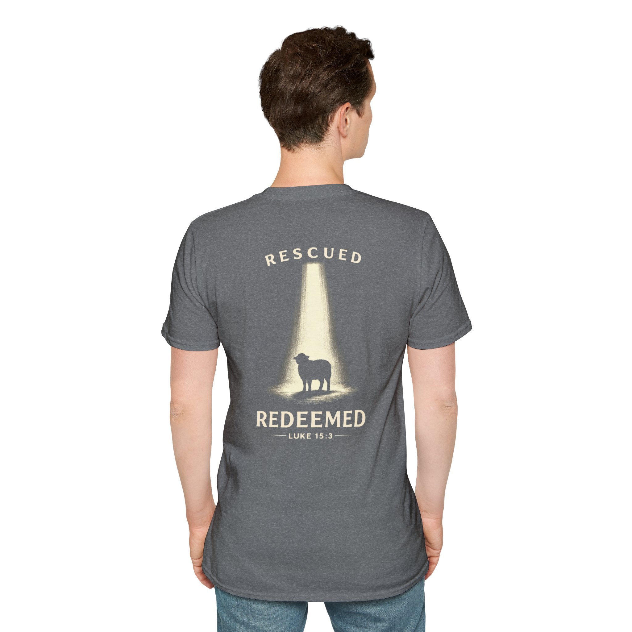 "Rescued and Redeemed" (Design on Back/Logo on Front)