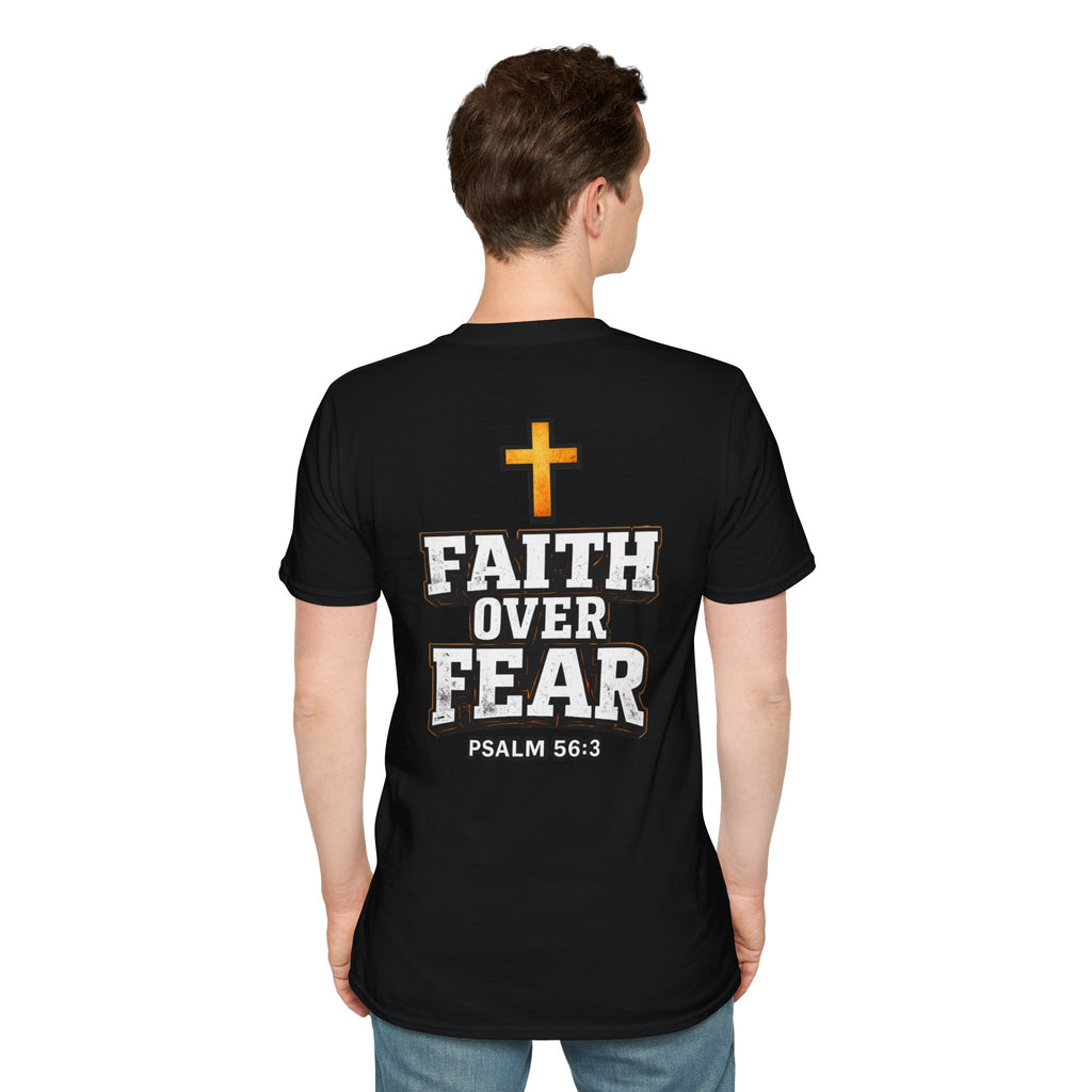 "Faith Over Fear" (Design on Back/Logo On Front)