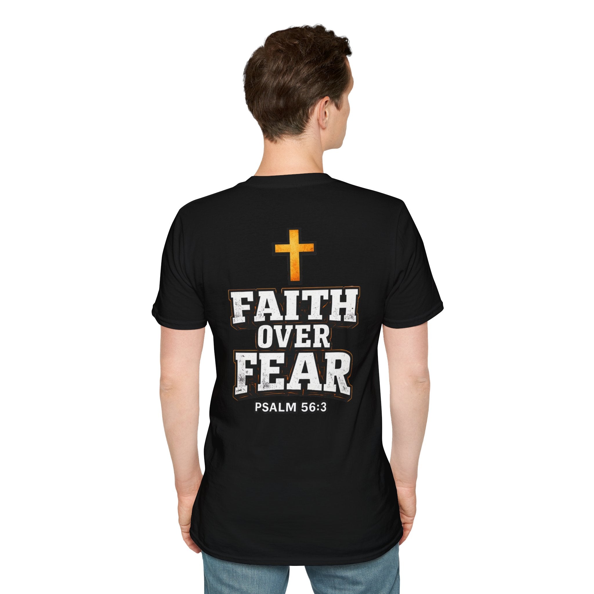 "Faith Over Fear" (Design on Back/Logo On Front)