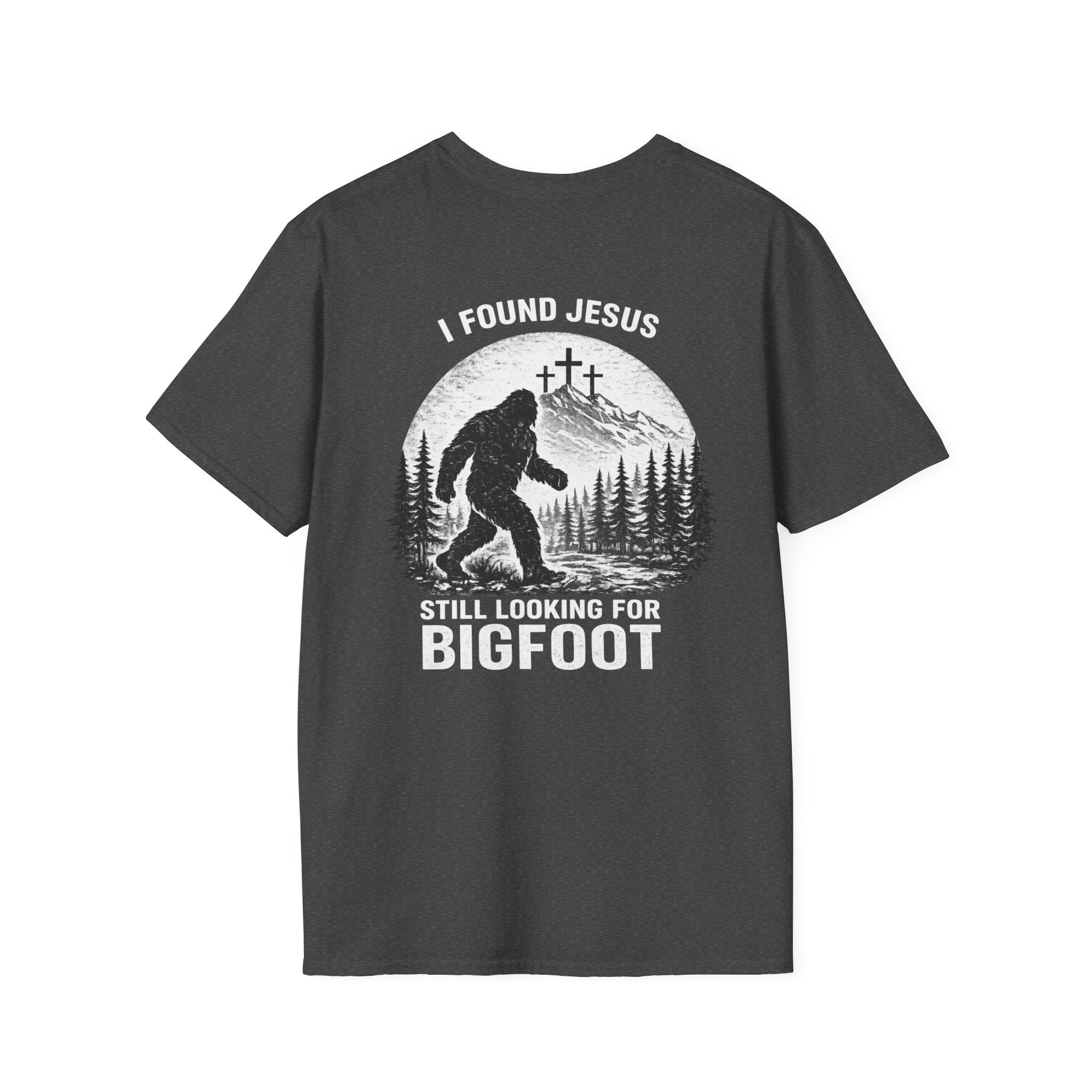"Jesus and Bigfoot" (Design on Back/Logo on Front)