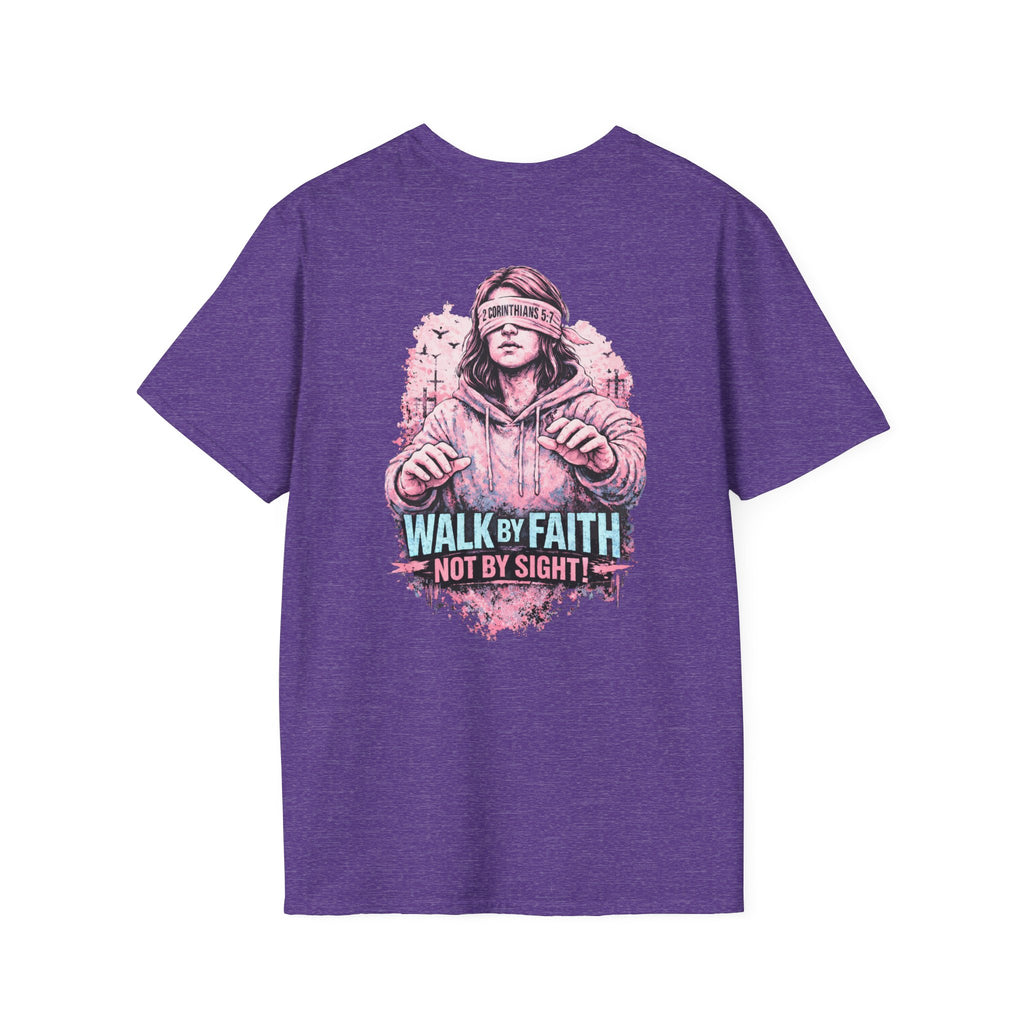 "Walk by Faith" (Ladies) (Design on Back/Logo on Front)