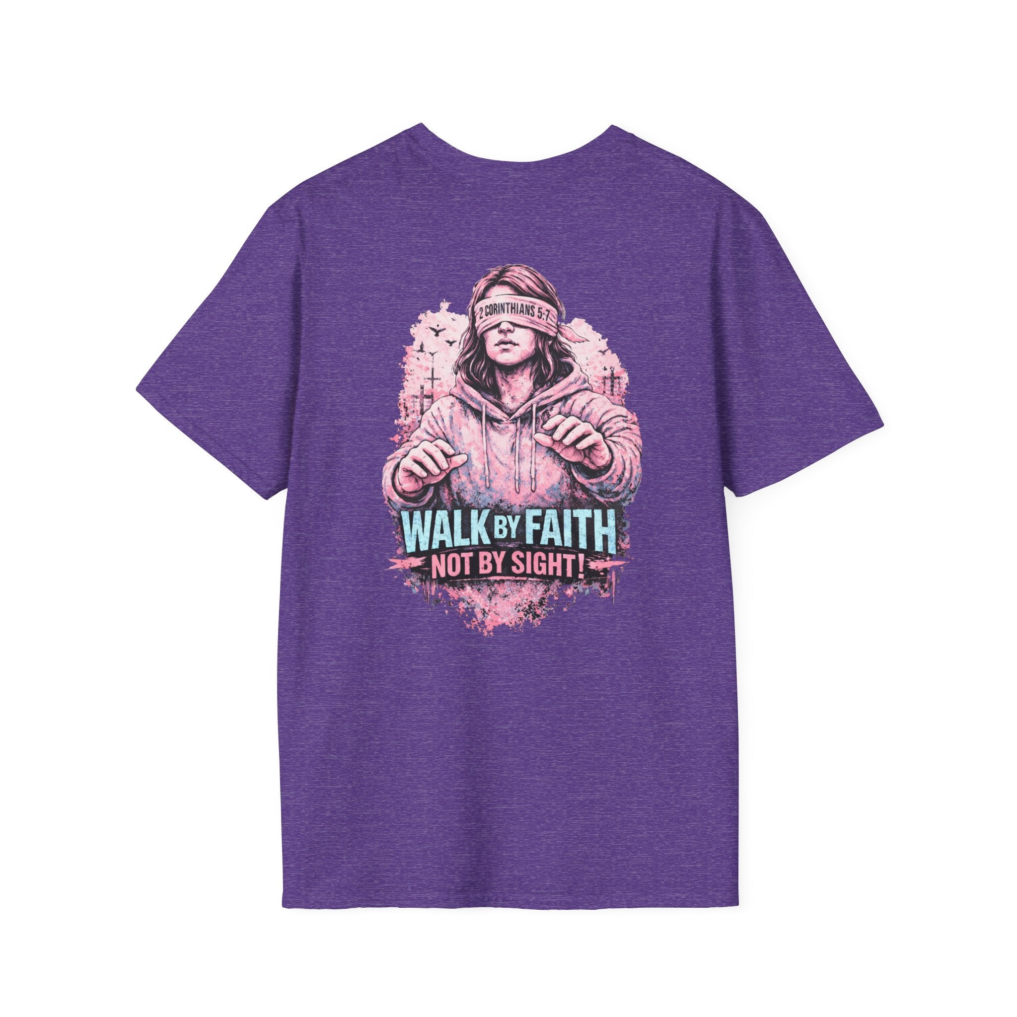 "Walk by Faith" (Ladies) (Design on Back/Logo on Front)