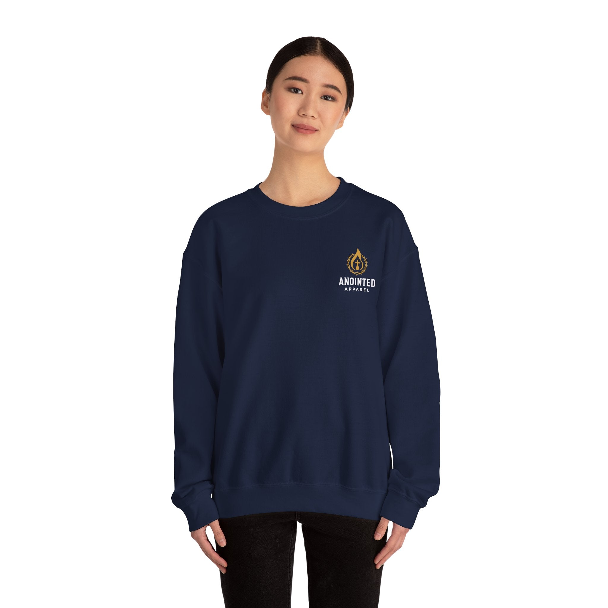 Graves Into Gardens Crewneck Sweatshirt (Design on Back/Logo on Front)
