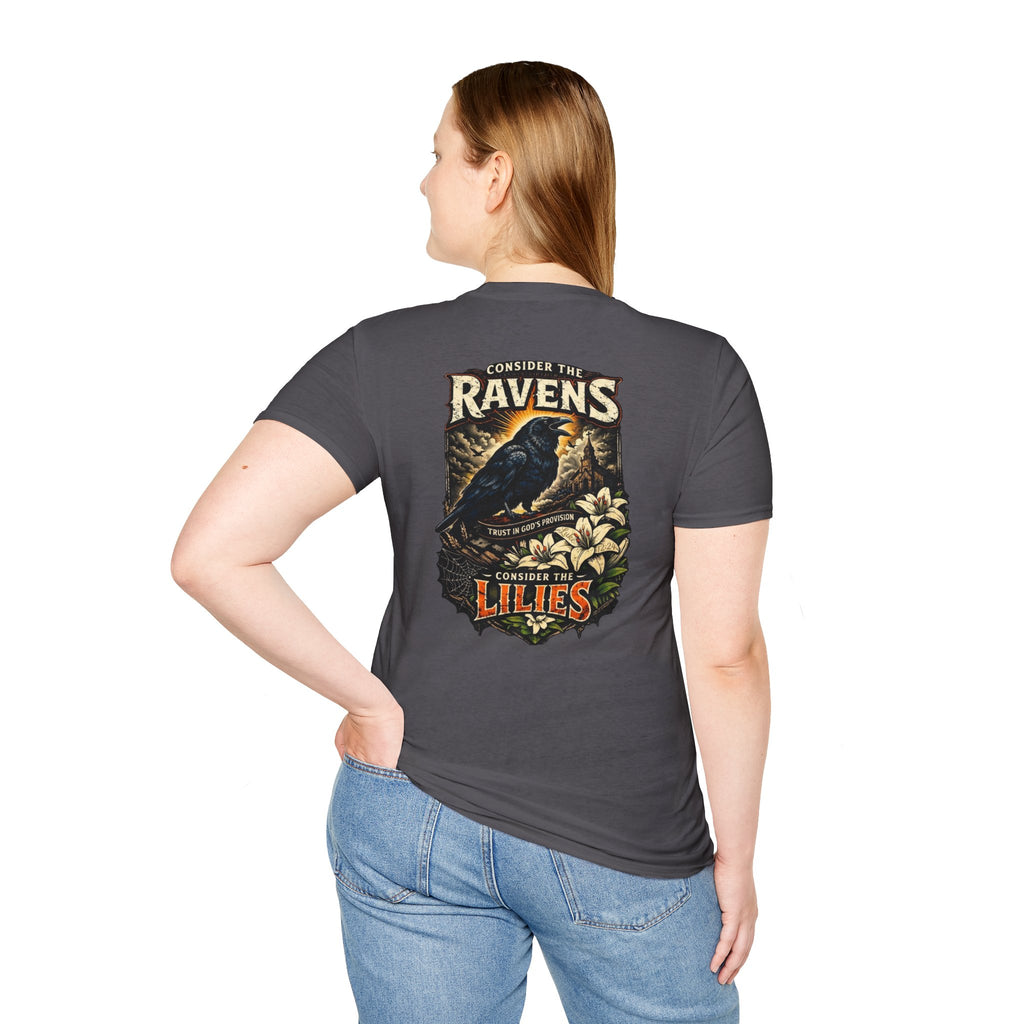 "Consider the Ravens" (Design on Back/Logo on Front)