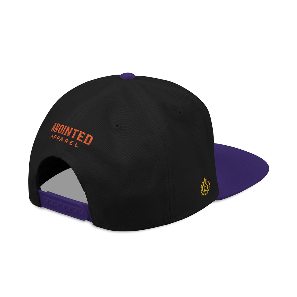 "Psalm 3:7" Snapback (Embroidered Front, Both Sides, Back)