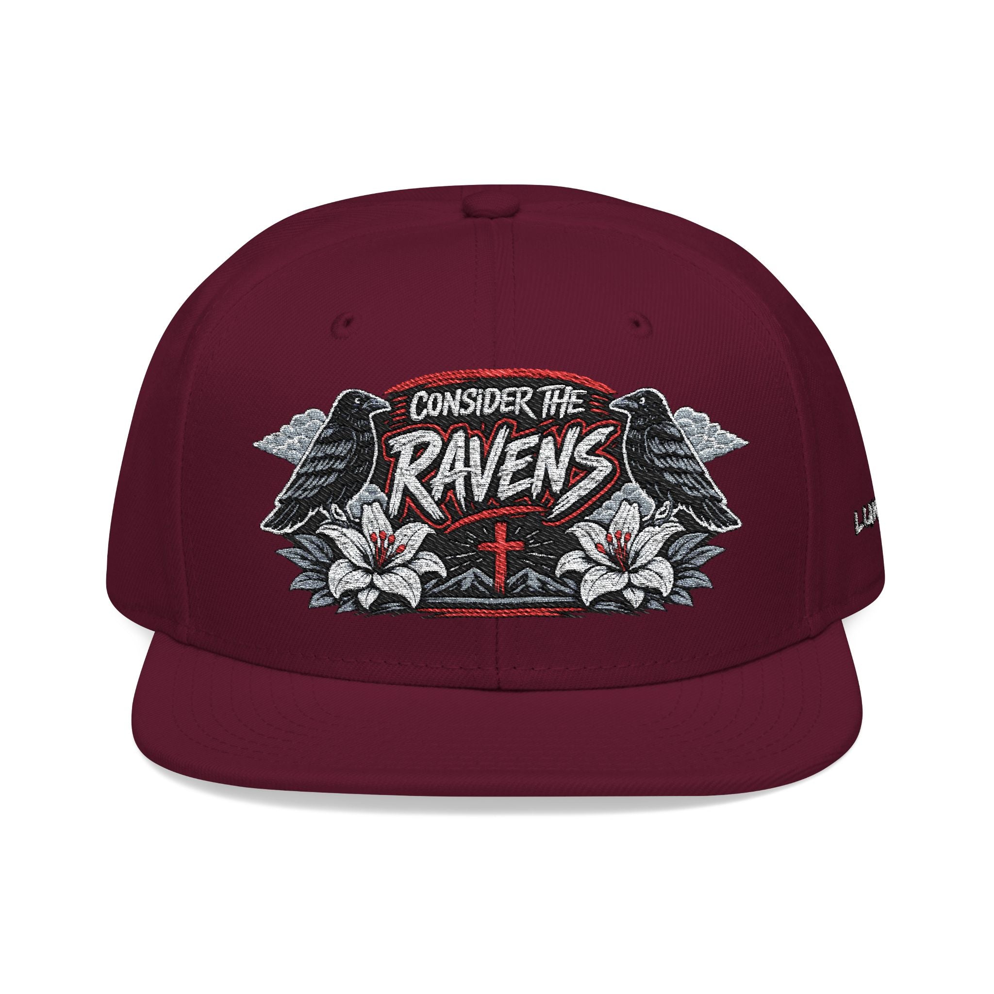 "Ravens and Lilies" v2 Exalted Edition (Embroidered Front/Side/Back)
