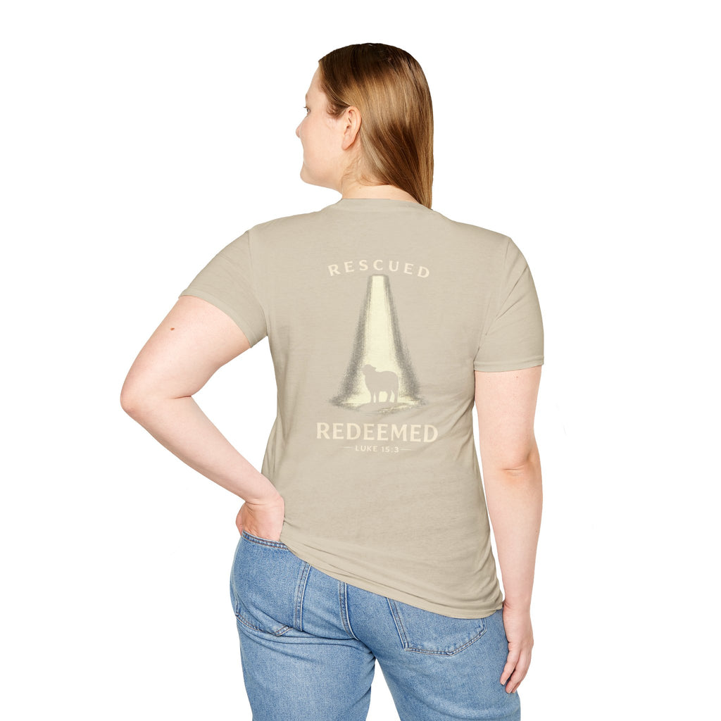 "Rescued and Redeemed" (Design on Back/Logo on Front)
