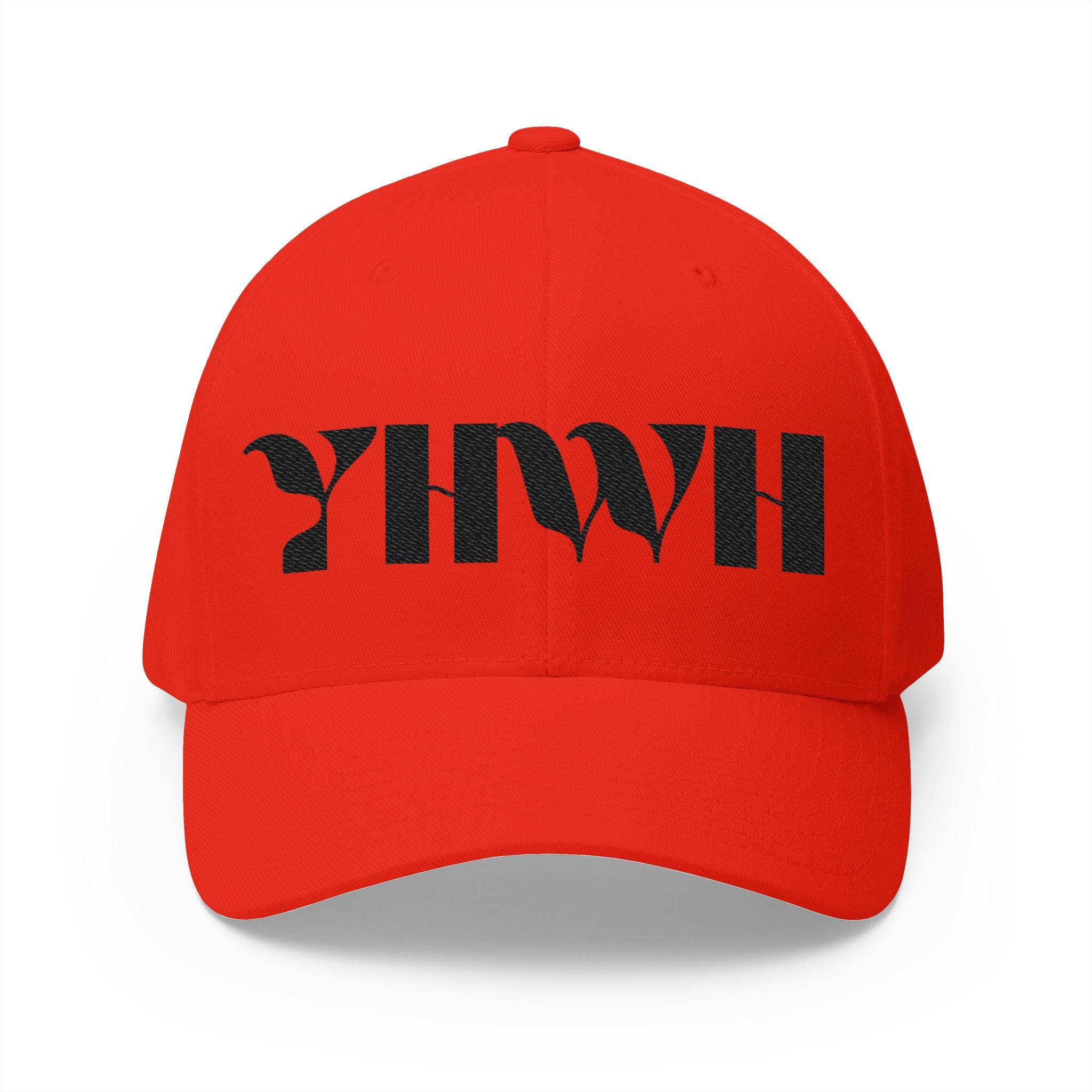 Signature Series "YHWH" FlexFit Closed-Back (Black) (Triple Embroidered)