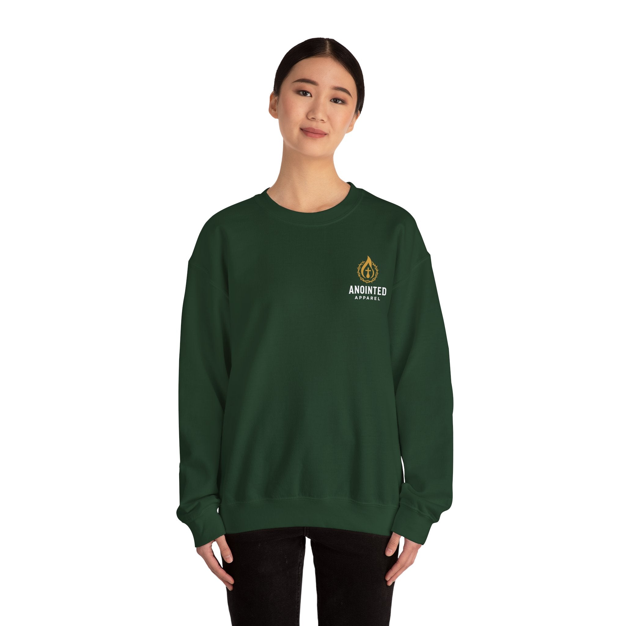 Graves Into Gardens Crewneck Sweatshirt (Design on Back/Logo on Front)