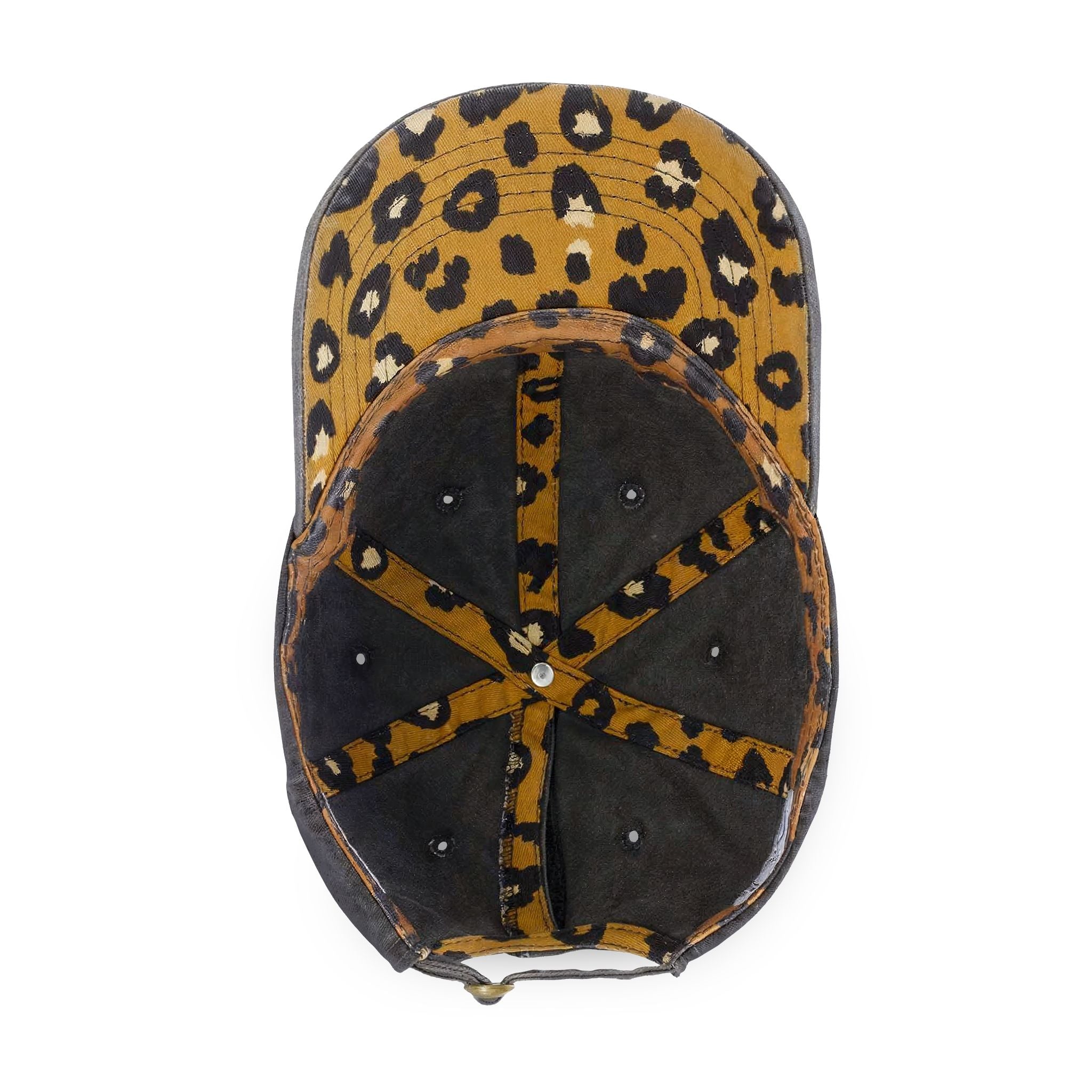 Women's "Anointed" Christian Cap (Gold Logo) (makeup-resistant w/ concealed ponytail opening)