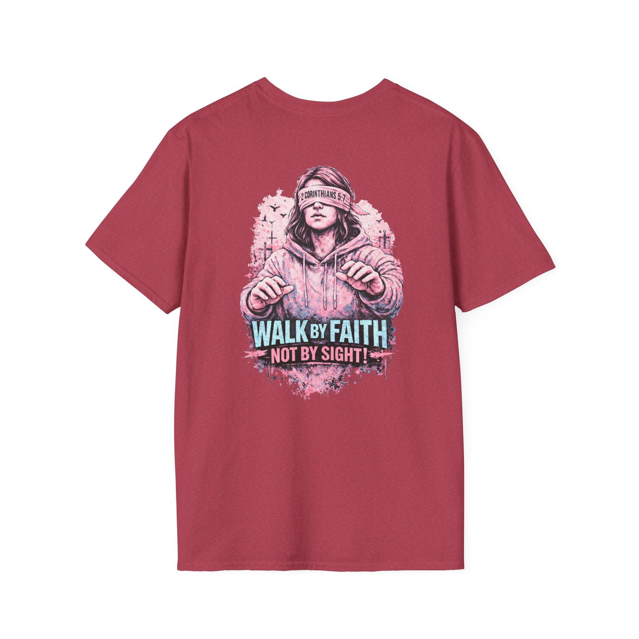 "Walk by Faith" (Ladies) (Design on Back/Logo on Front)