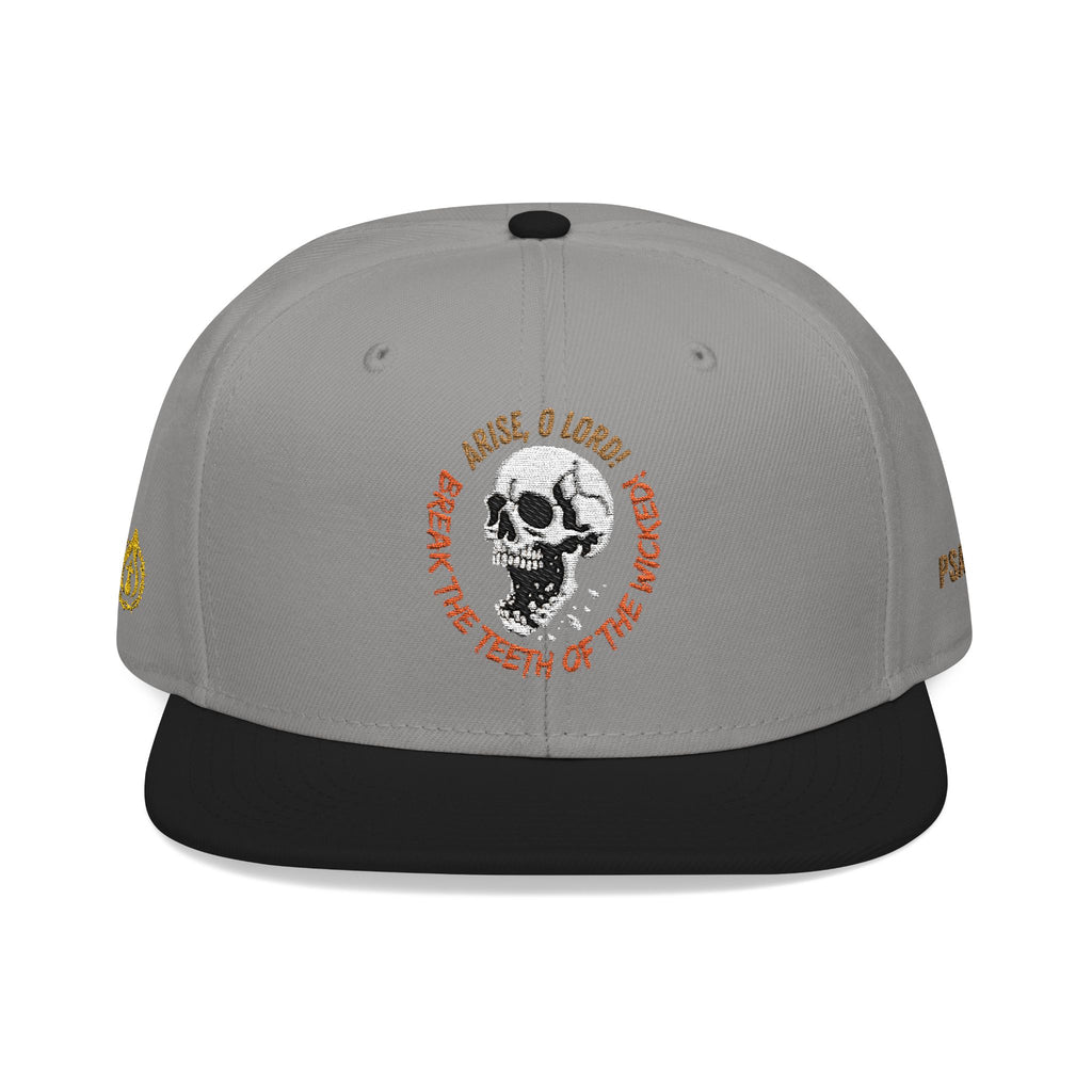 "Psalm 3:7" Snapback (Embroidered Front, Left and Right Sides)