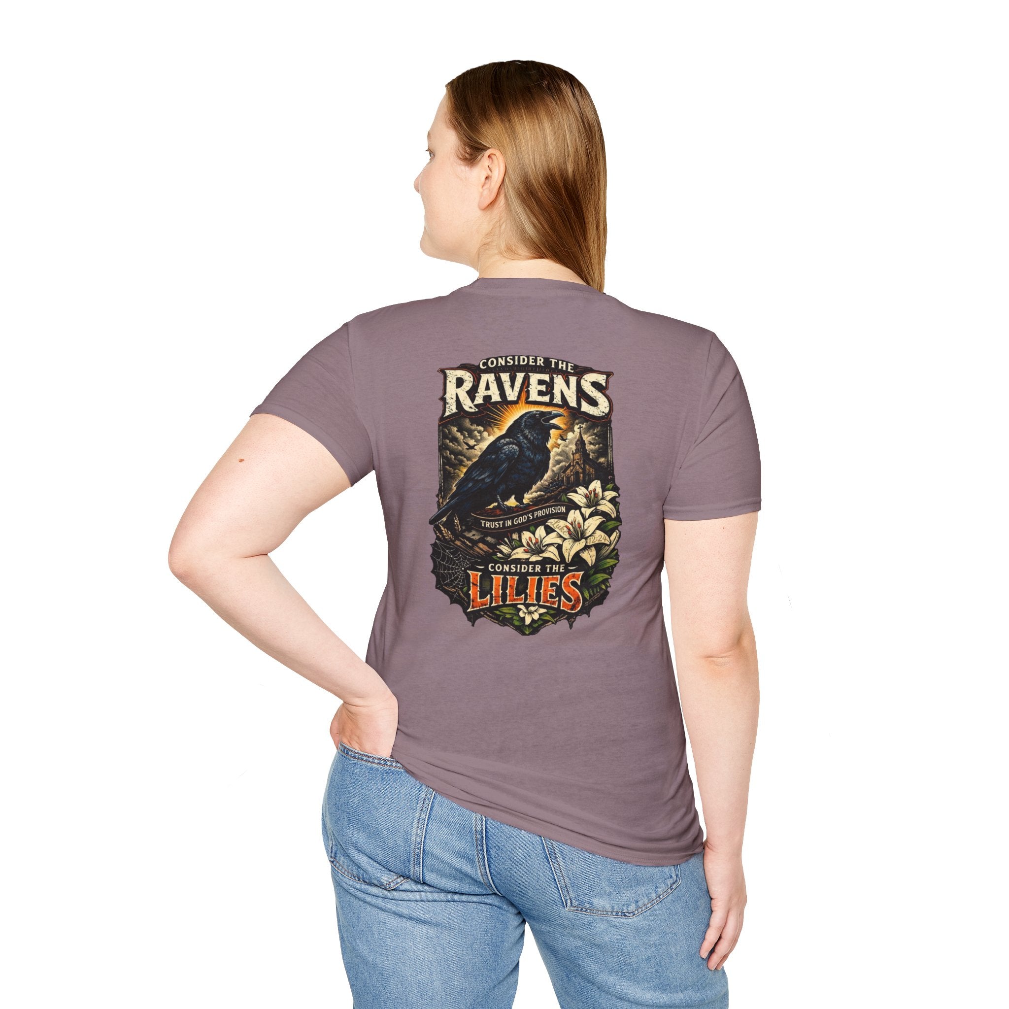 "Consider the Ravens" (Design on Back/Logo on Front)