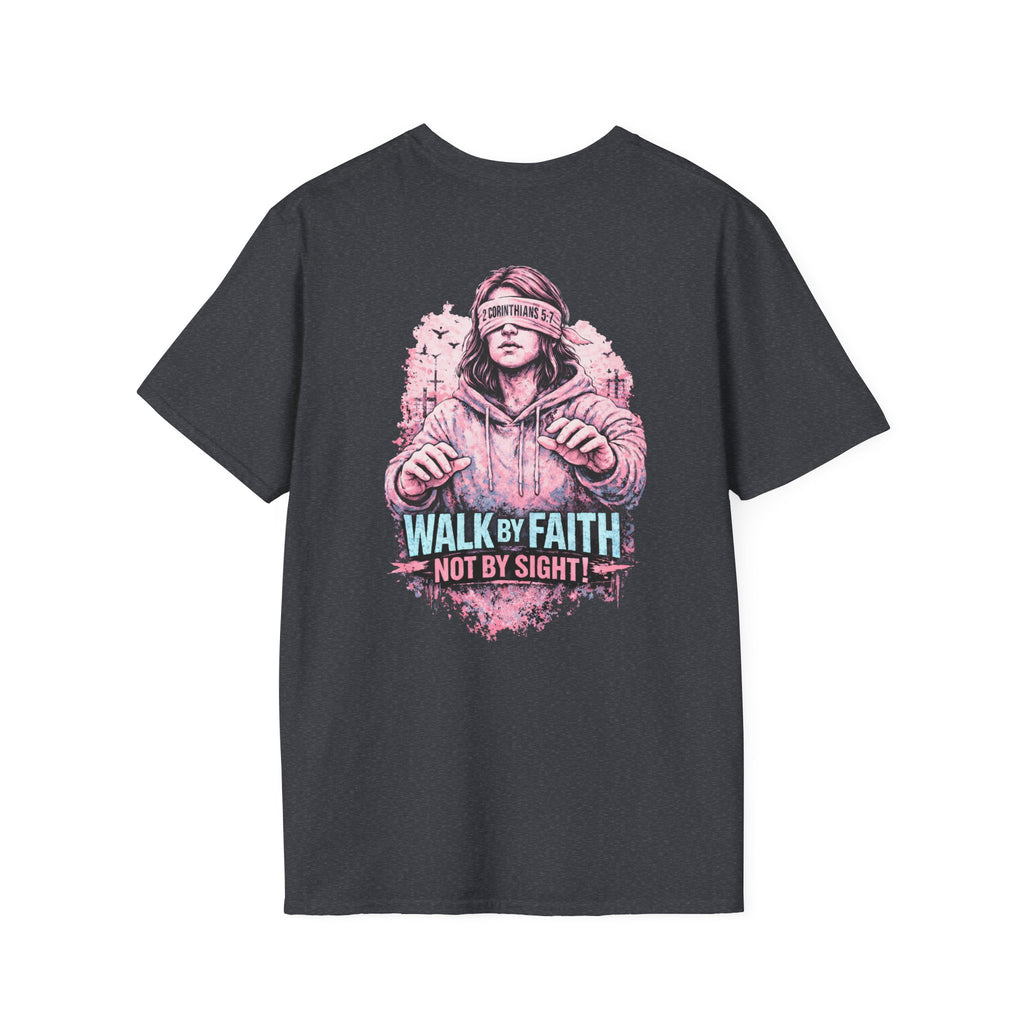 "Walk by Faith" (Ladies) (Design on Back/Logo on Front)