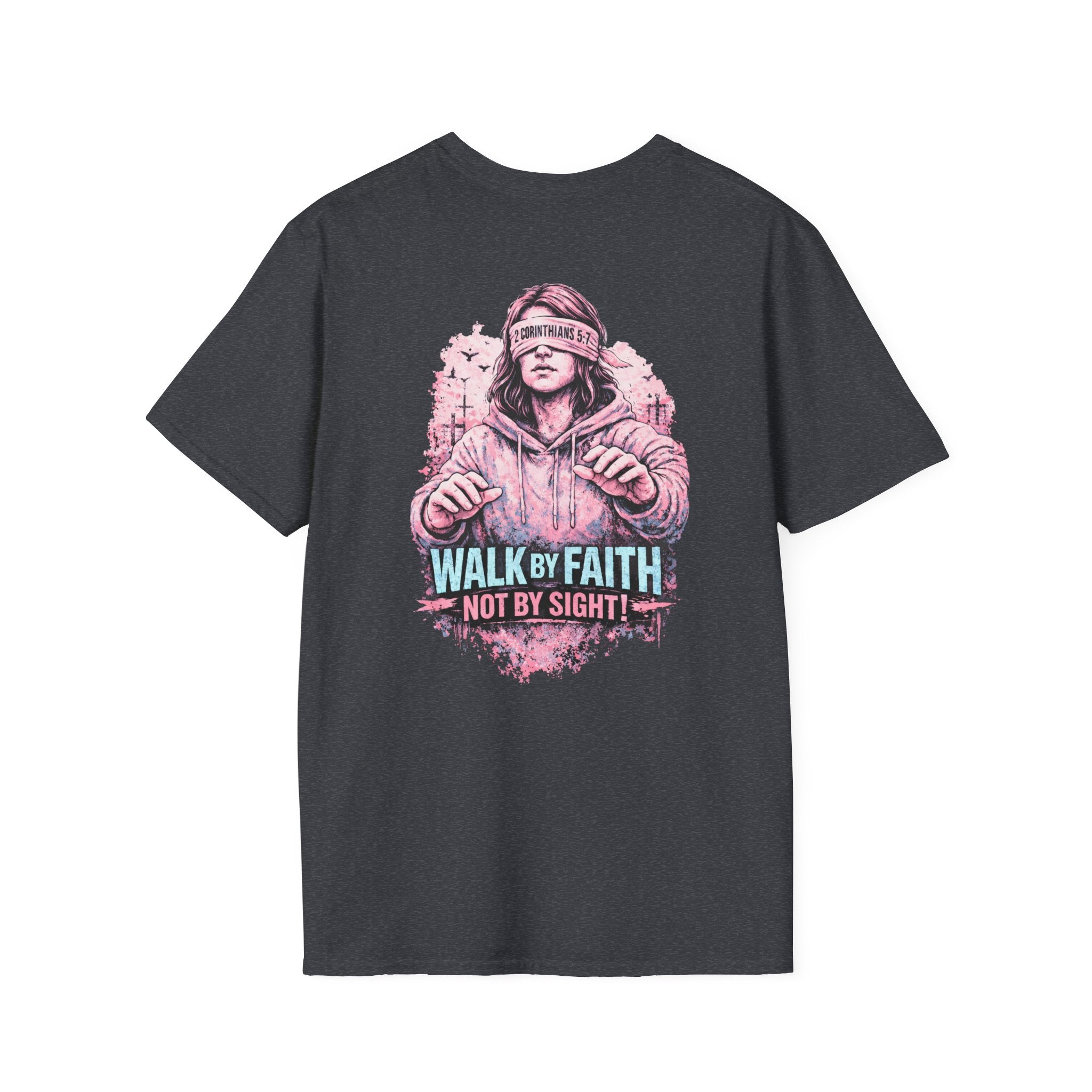 "Walk by Faith" (Ladies) (Design on Back/Logo on Front)