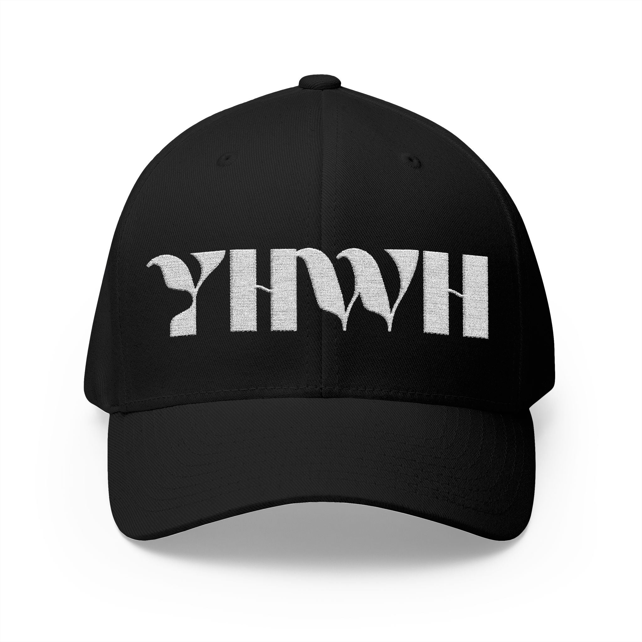 Signature Series "YHWH" FlexFit Closed-Back (White) (Triple Embroidered)