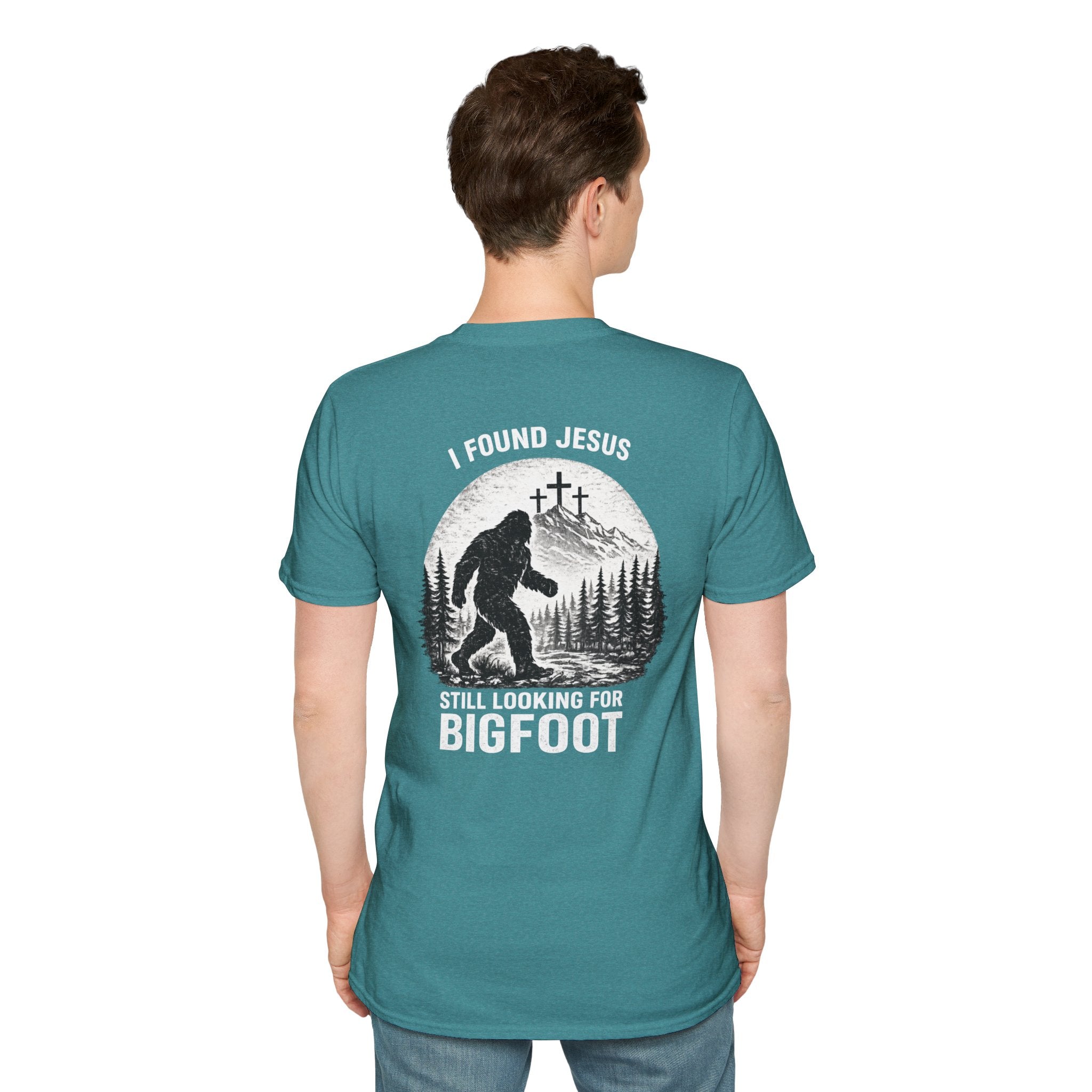"Jesus and Bigfoot" (Design on Back/Logo on Front)