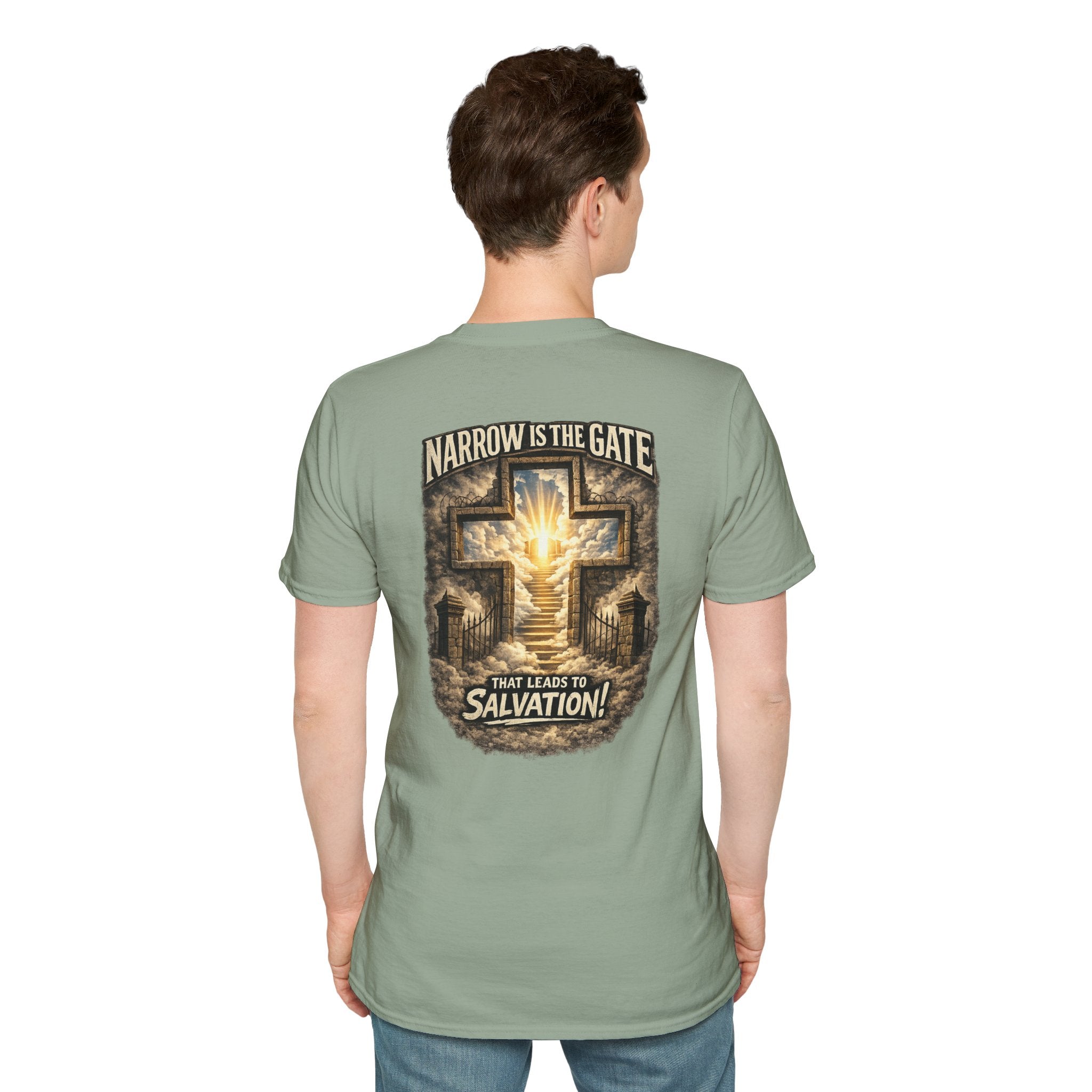 "The Narrow Gate" (Design on Back/Logo on Front)