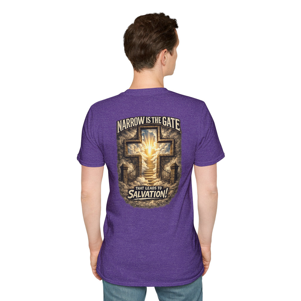 "The Narrow Gate" (Design on Back/Logo on Front)