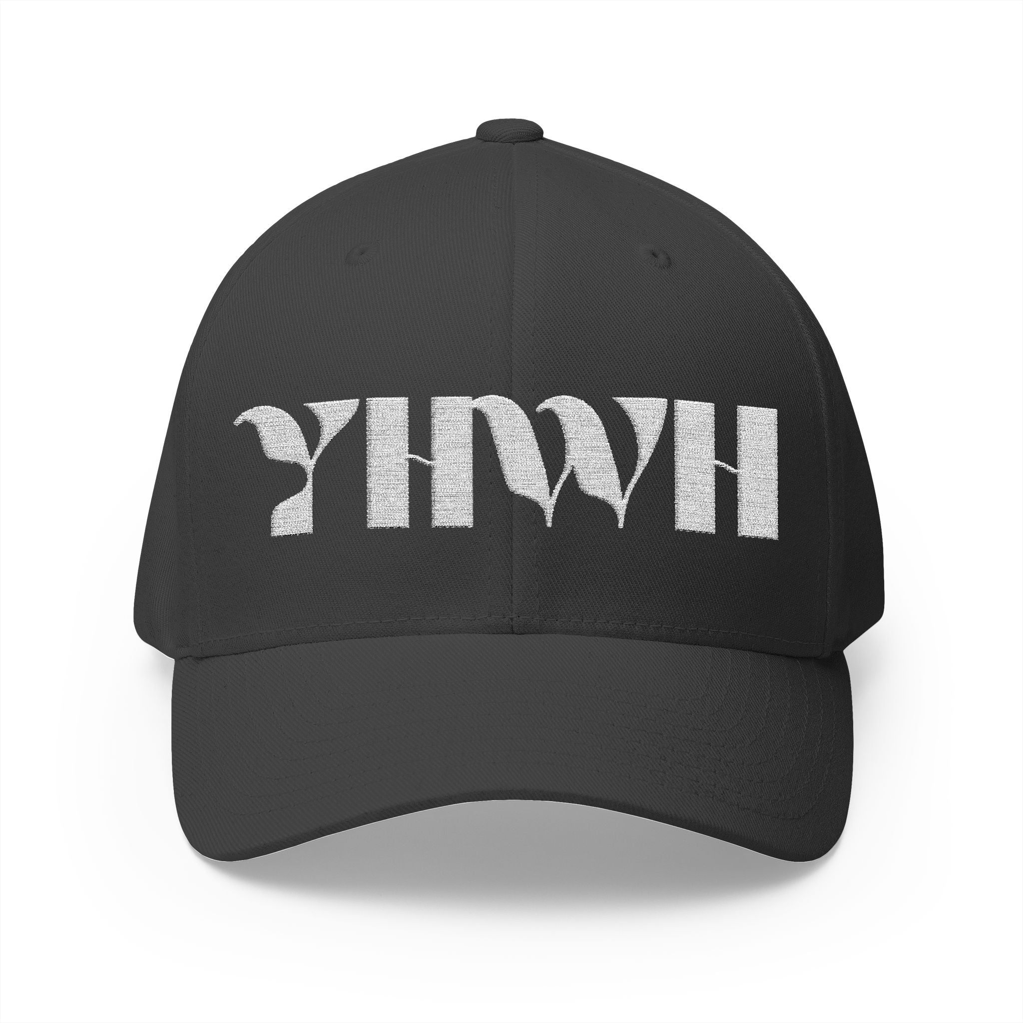 Signature Series "YHWH" FlexFit Closed-Back (White) (Triple Embroidered)
