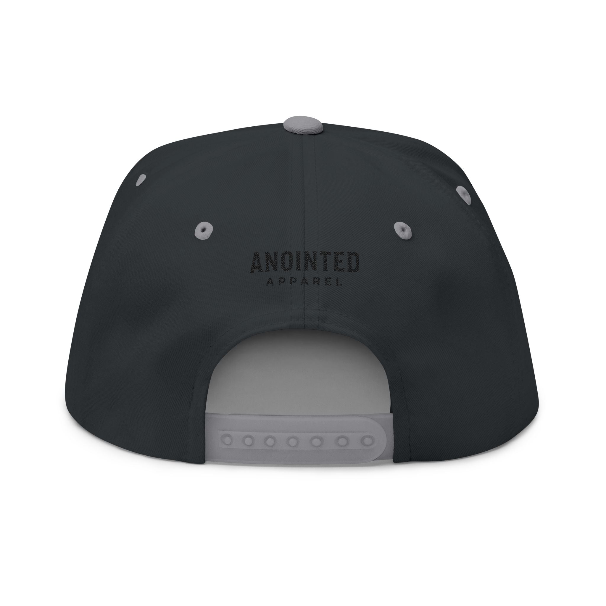 Signature Series "YHWH" (Black) Flat Bill Snap Back (Triple Embroidered)