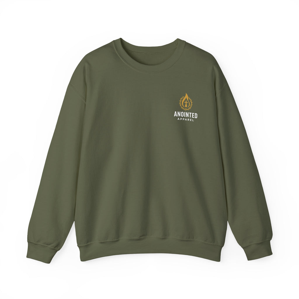 Graves Into Gardens Crewneck Sweatshirt (Design on Back/Logo on Front)