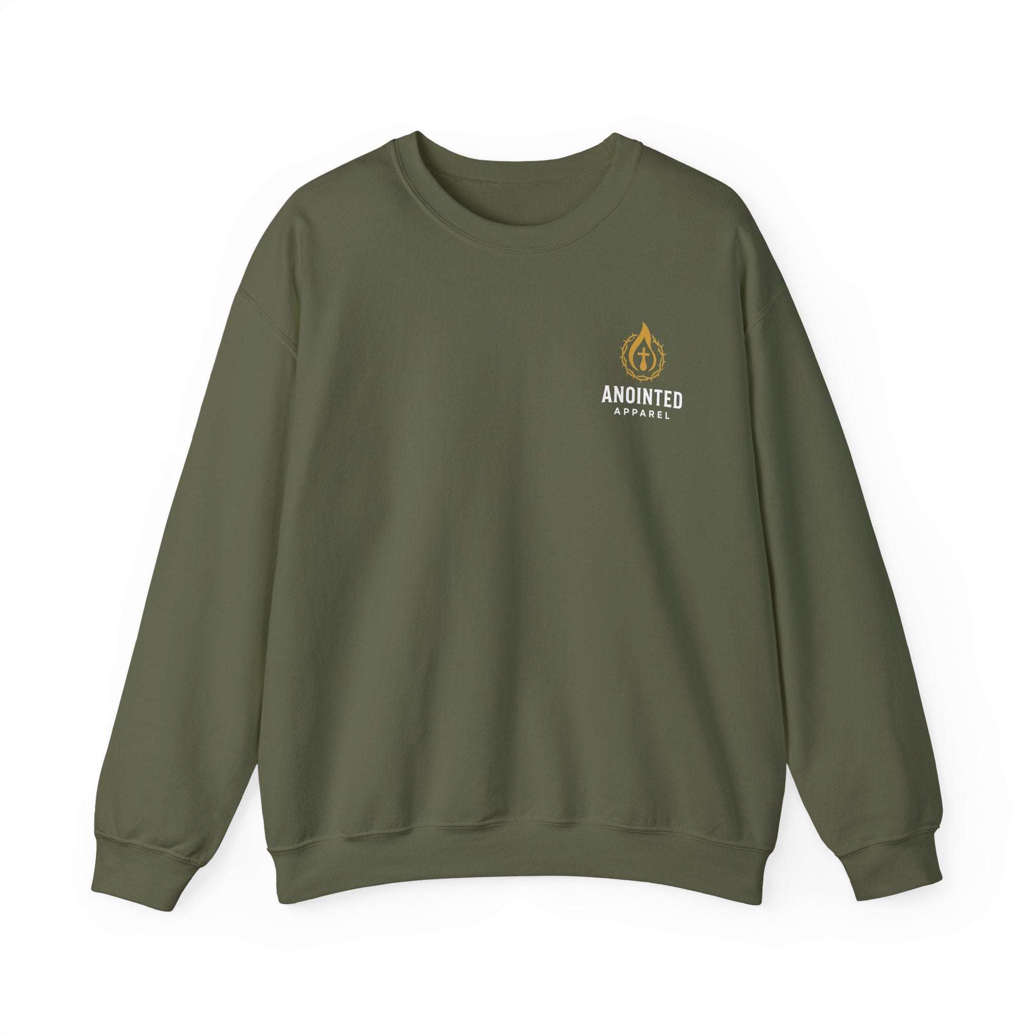 Graves Into Gardens Crewneck Sweatshirt (Design on Back/Logo on Front)