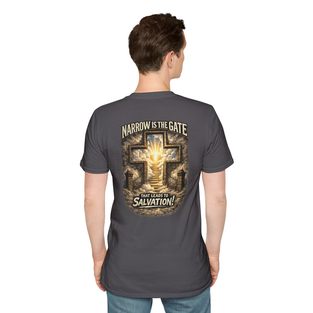 "The Narrow Gate" (Design on Back/Logo on Front)