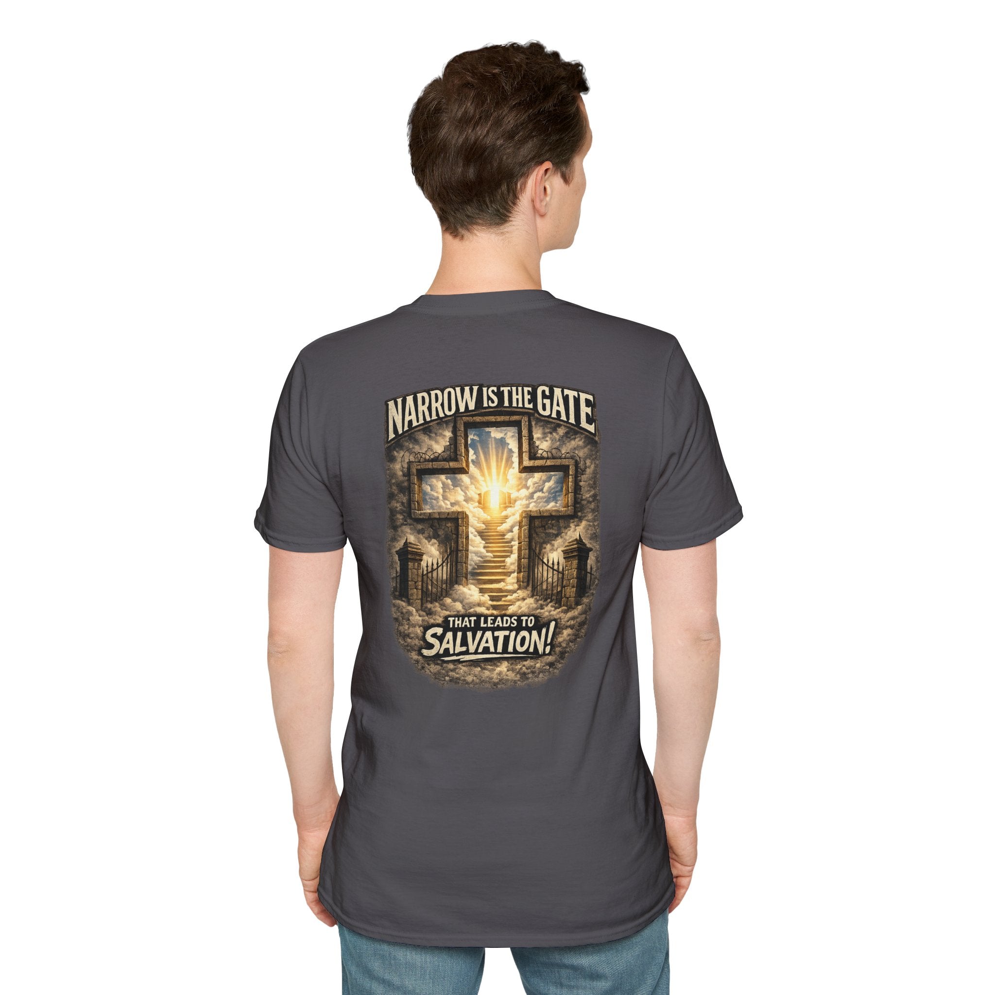 "The Narrow Gate" (Design on Back/Logo on Front)