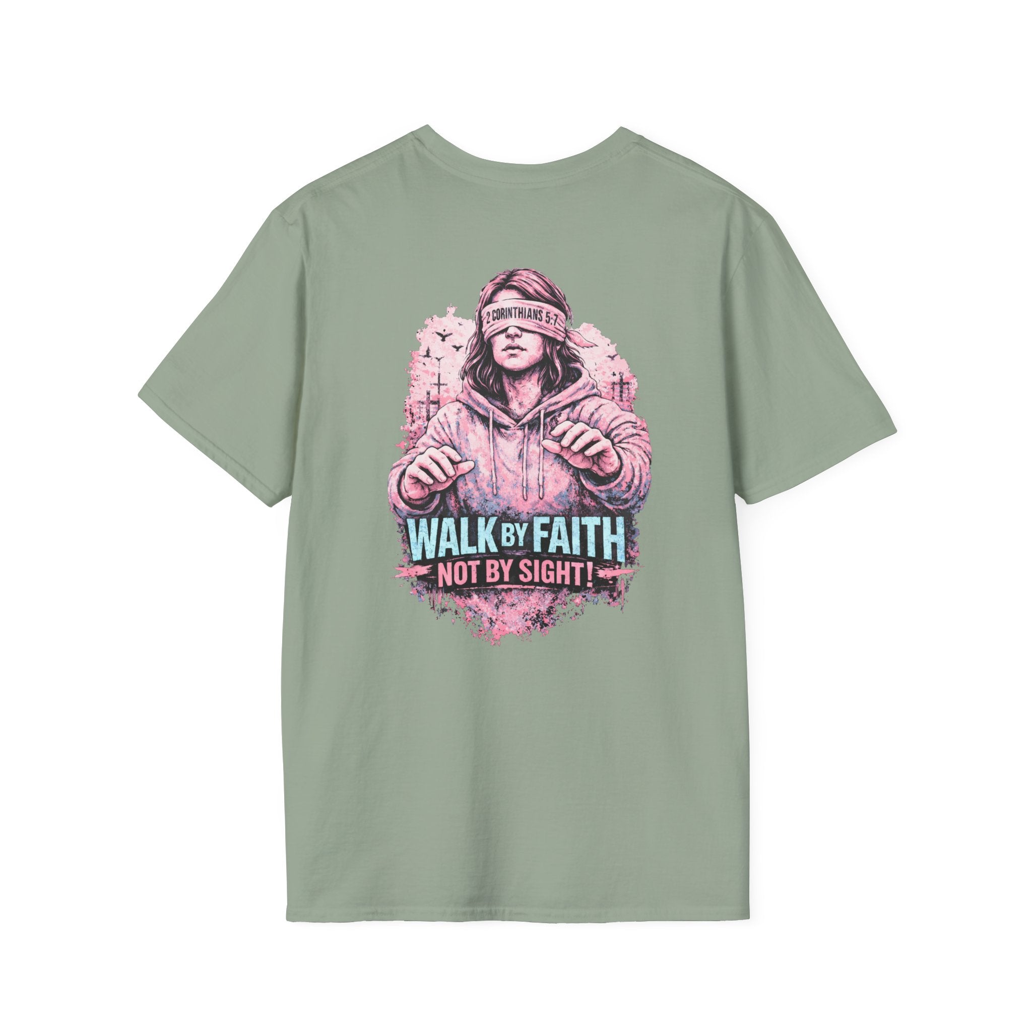 "Walk by Faith" (Ladies) (Design on Back/Logo on Front)