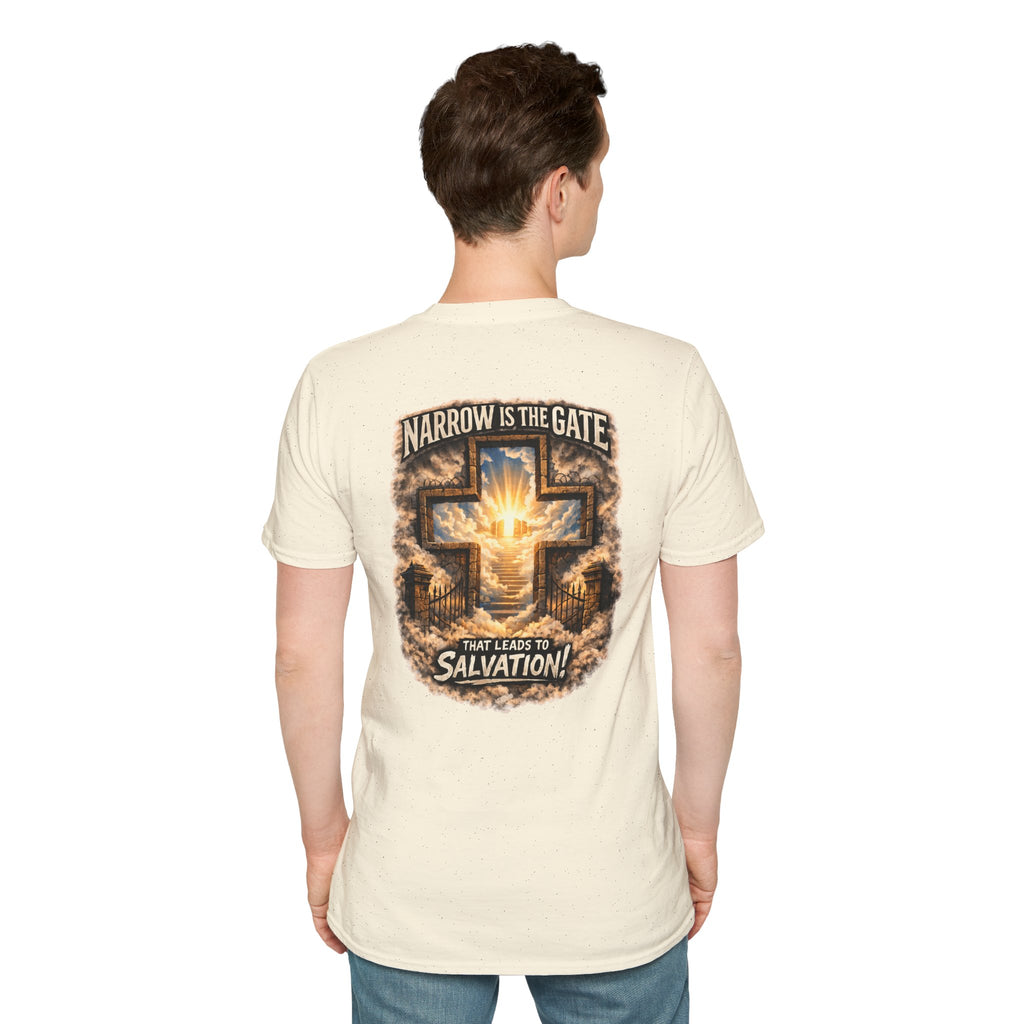 "The Narrow Gate" (Design on Back/Logo on Front)