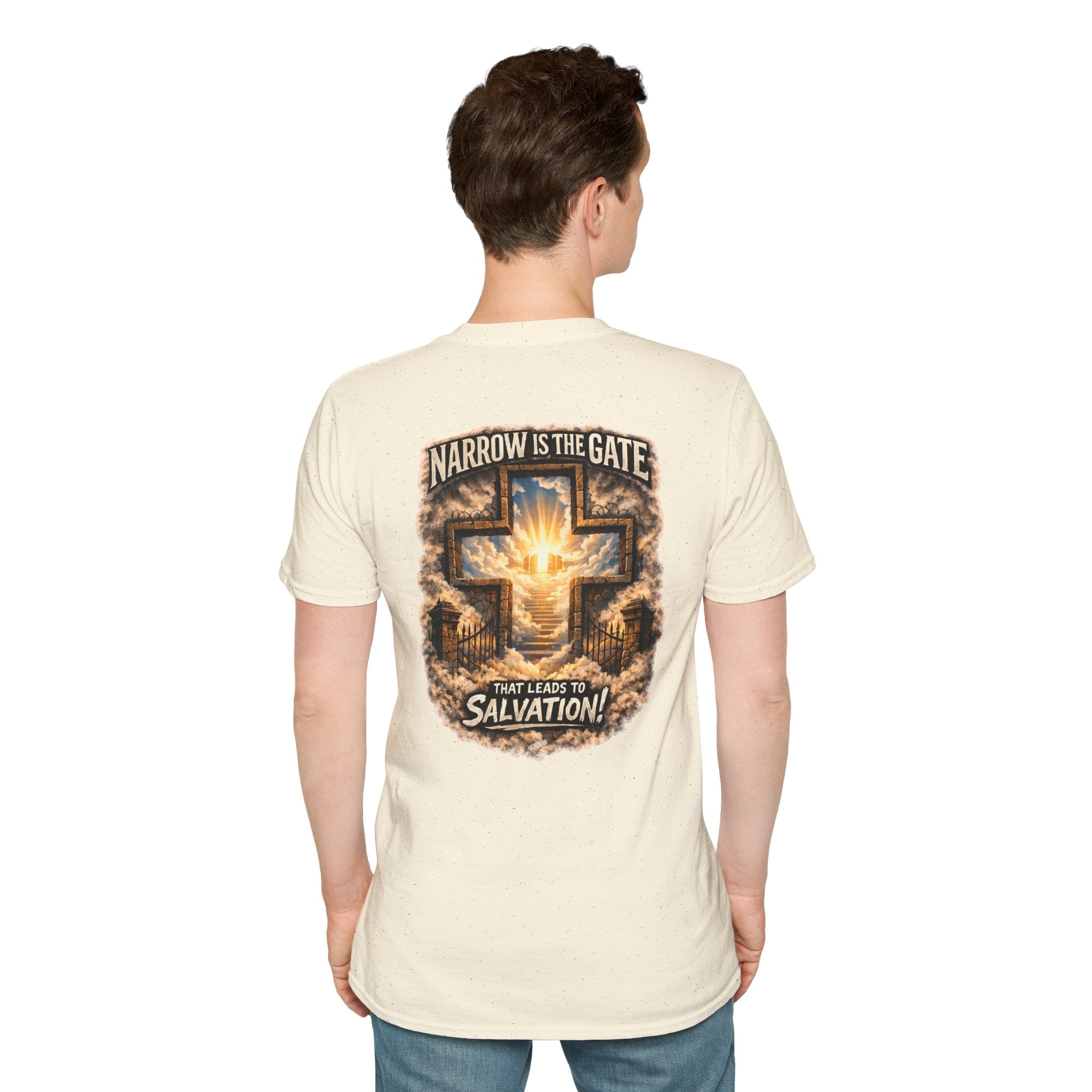 "The Narrow Gate" (Design on Back/Logo on Front)