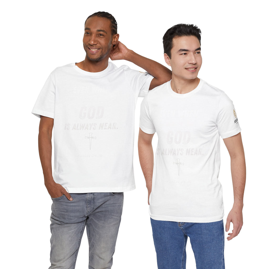 "God is Near" (Design on Front/Logo on Sleeve)