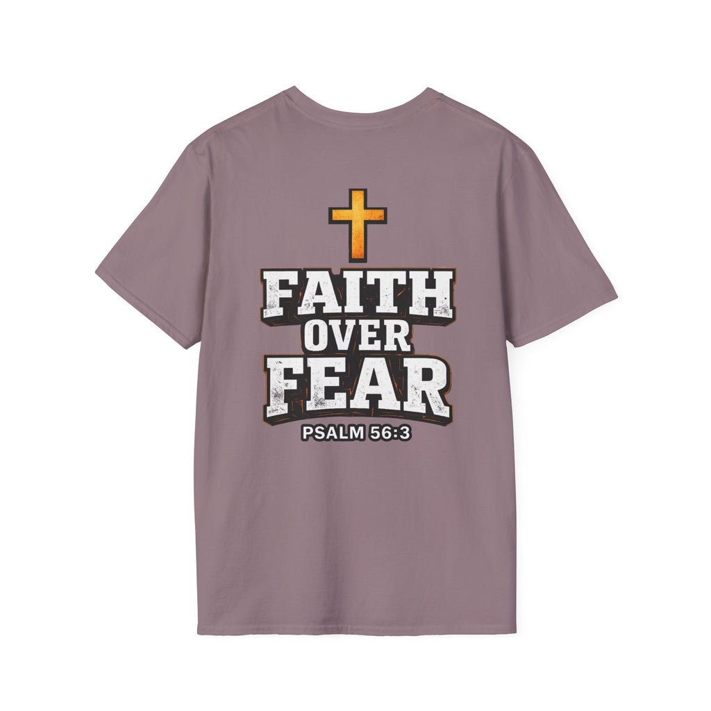 "Faith Over Fear" (Design on Back/Logo On Front)