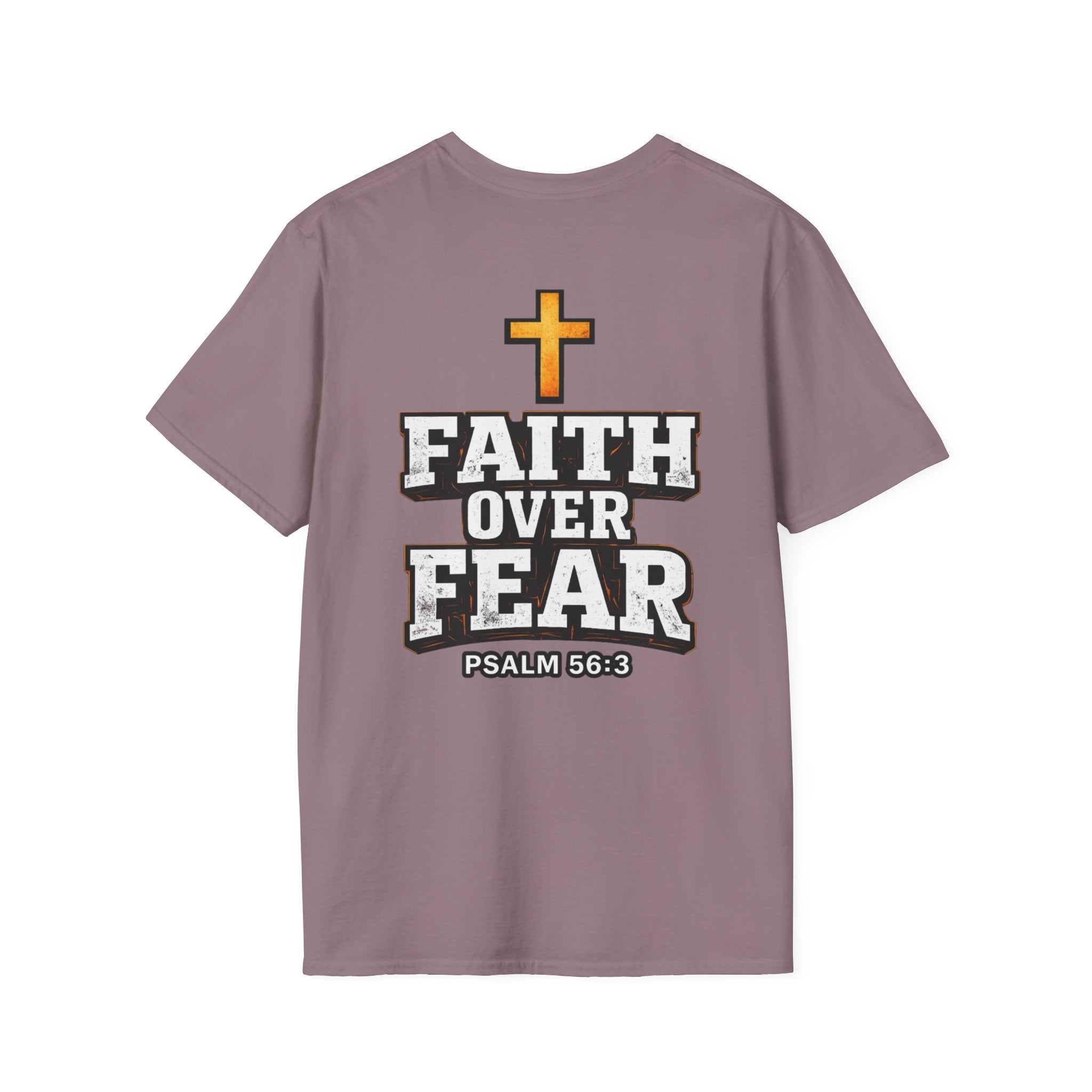 "Faith Over Fear" (Design on Back/Logo On Front)