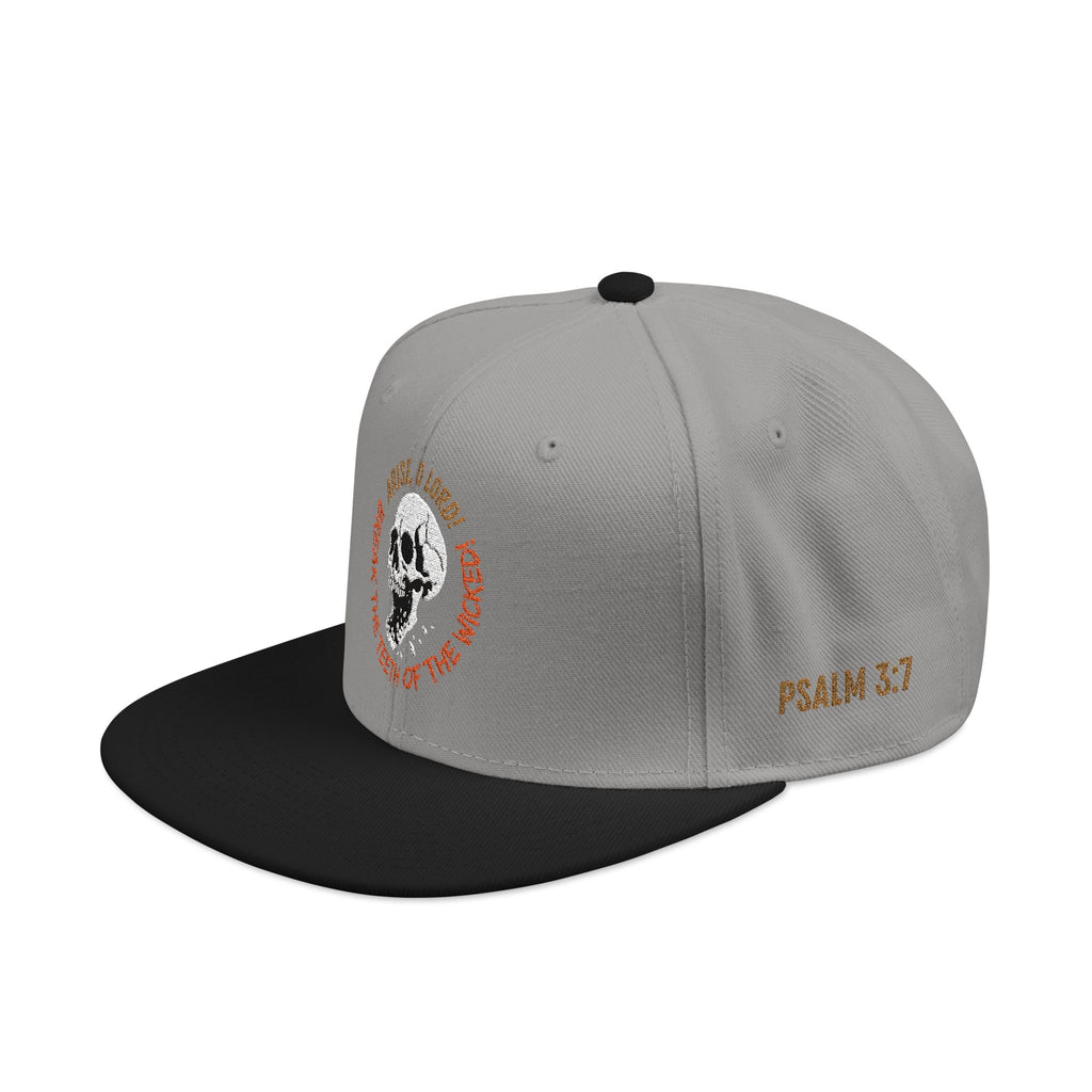 "Psalm 3:7" Snapback (Embroidered Front, Both Sides, Back)