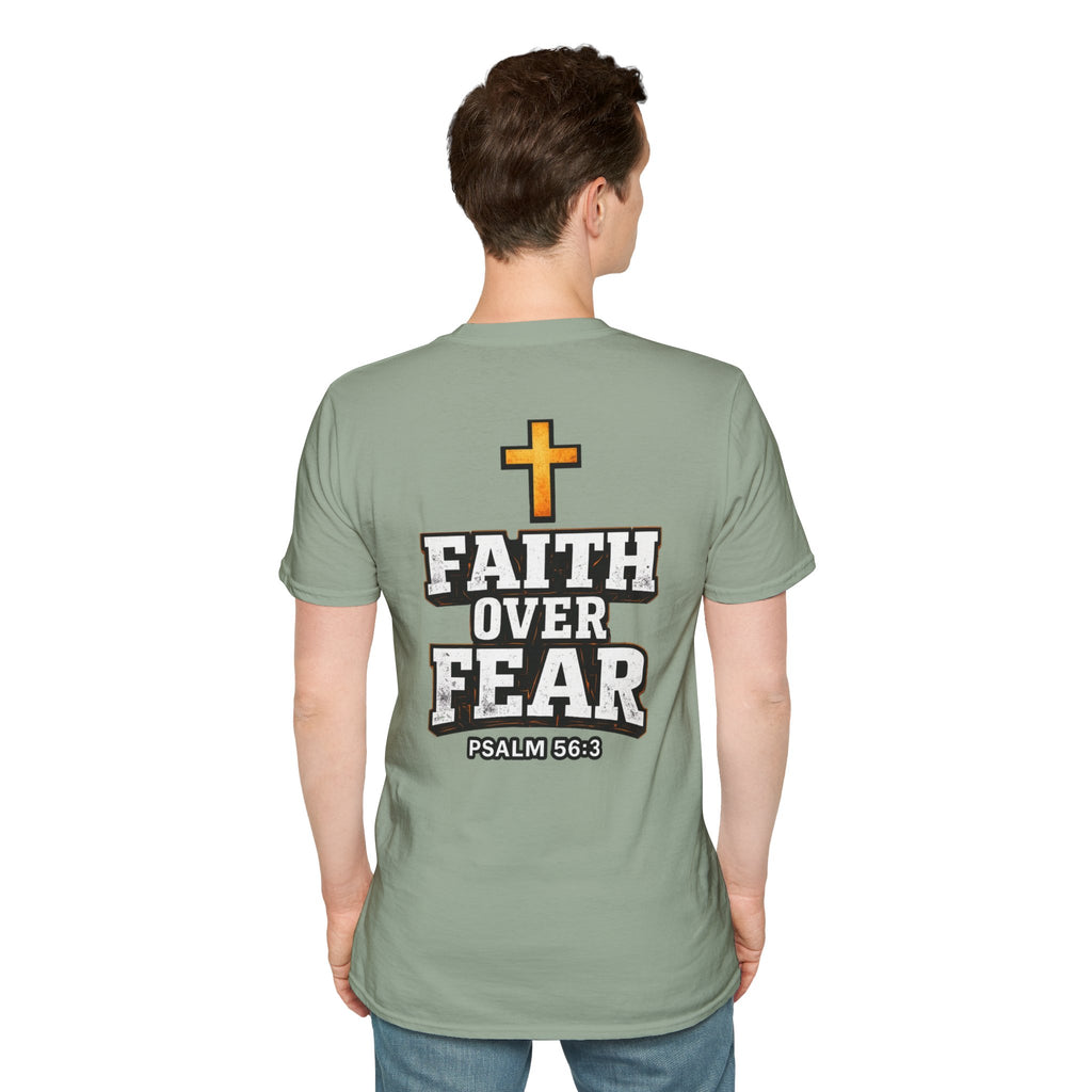 "Faith Over Fear" (Design on Back/Logo On Front)