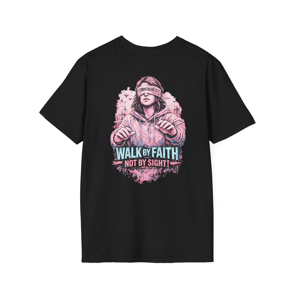 "Walk by Faith" (Ladies) (Design on Back/Logo on Front)