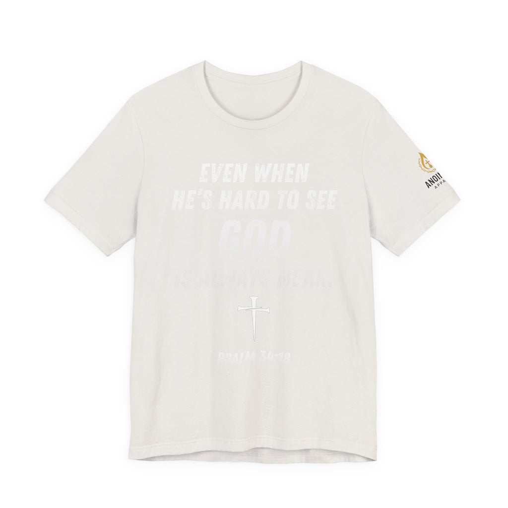 "God is Near" (Design on Front/Logo on Sleeve)