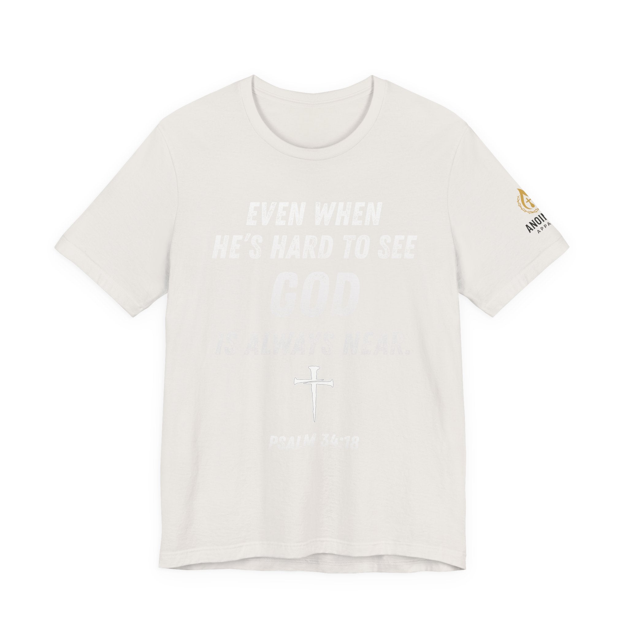 "God is Near" (Design on Front/Logo on Sleeve)