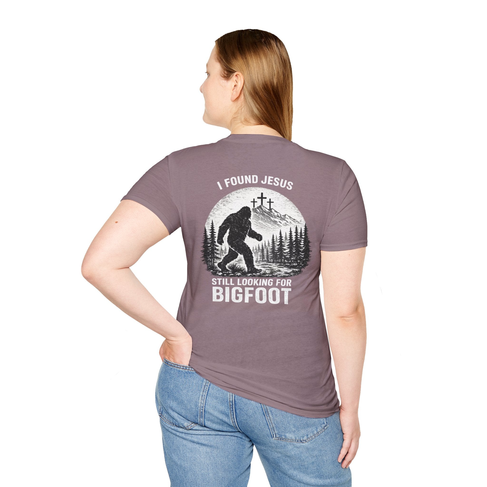 "Jesus and Bigfoot" (Design on Back/Logo on Front)