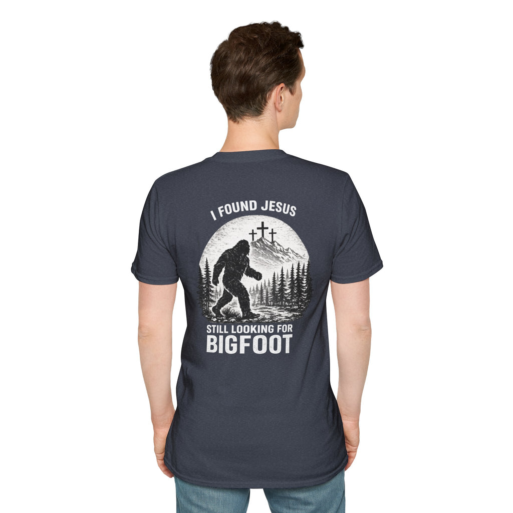 "Jesus and Bigfoot" (Design on Back/Logo on Front)