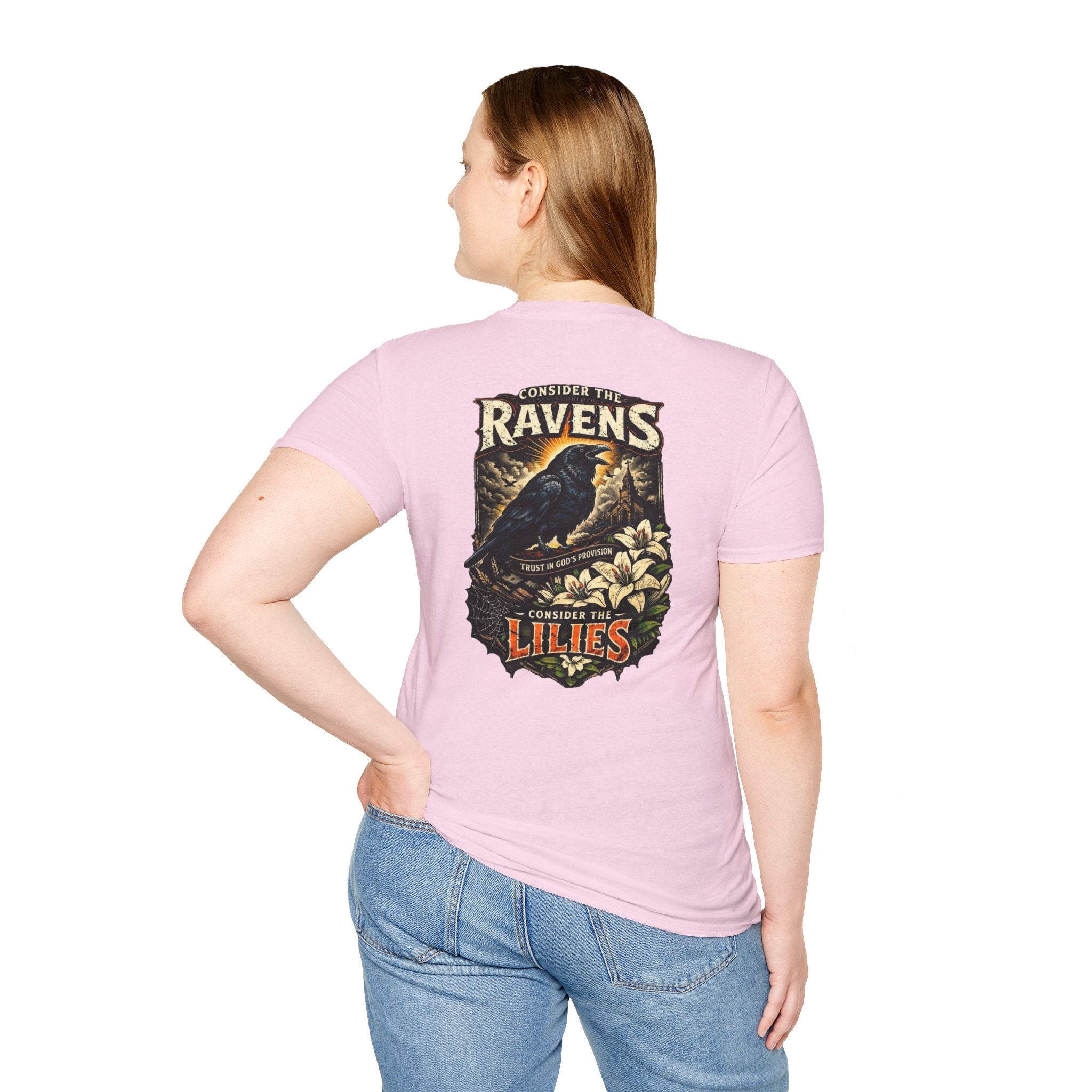 "Consider the Ravens" (Design on Back/Logo on Front)