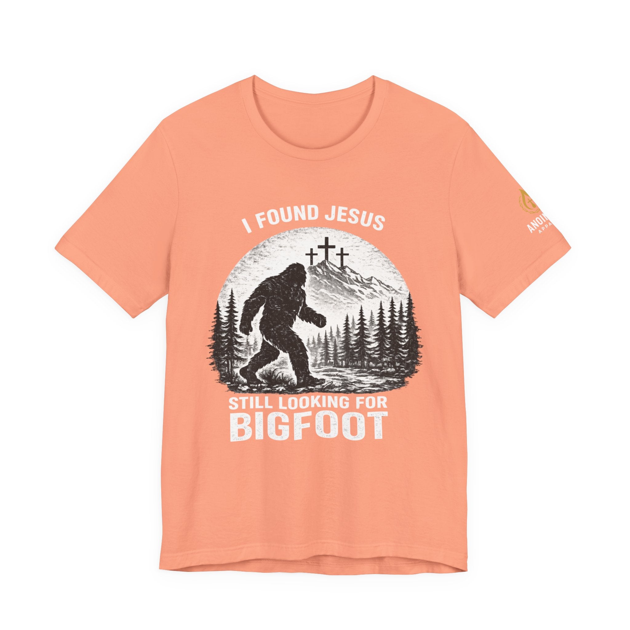"Jesus and Bigfoot" (Design on Front/Logo on Sleeve)