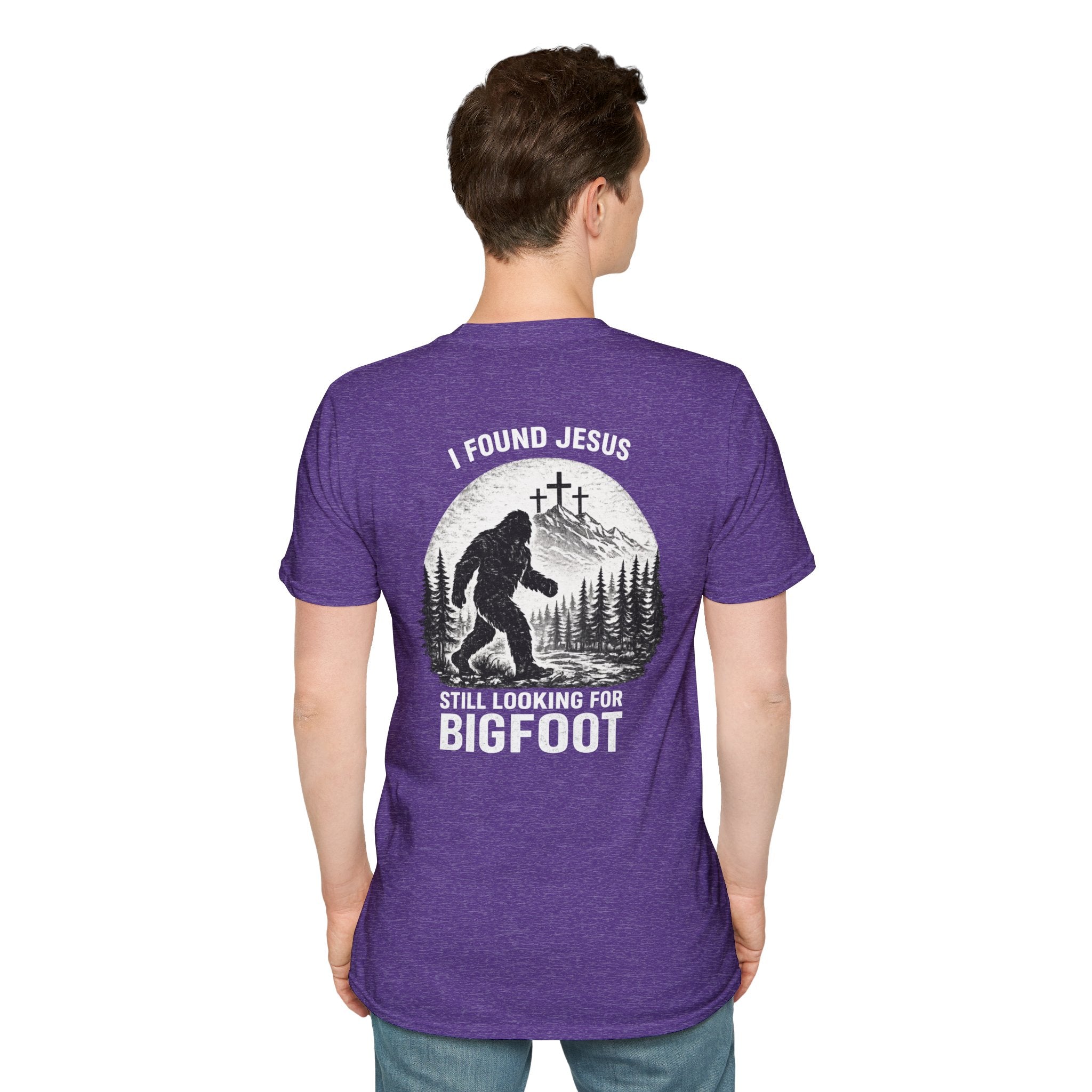 "Jesus and Bigfoot" (Design on Back/Logo on Front)