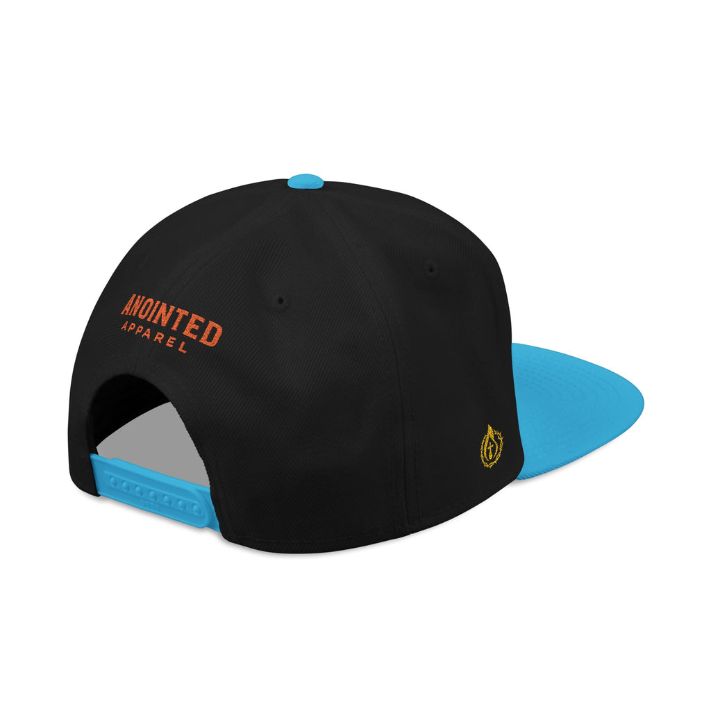 "Psalm 3:7" Snapback (Embroidered Front, Both Sides, Back)