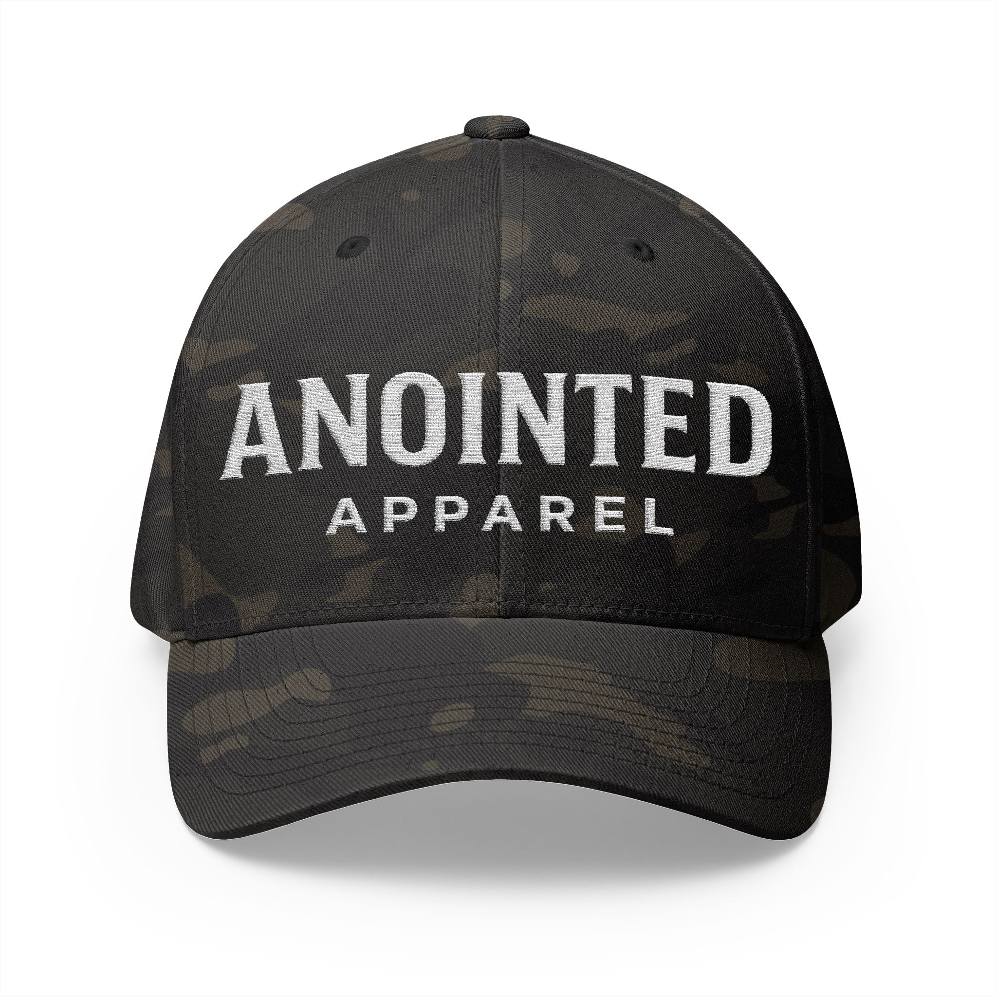 "Anointed" Christian FlexFit Hat – Elevated Edition (Front + Side Embroidery)